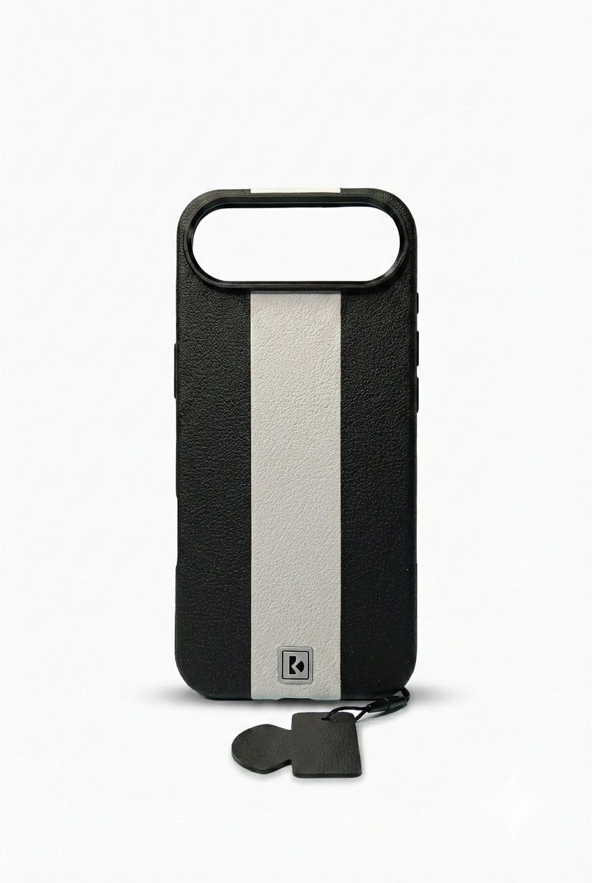 Premium Leather Stripe Protective Case for iPhone 17 Air | Shockproof Slim Cover | CaseItUpCosmos