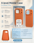 X-Level Soft Touch Case for iPhone 17 Pro – Slim Protection with Camera Guard