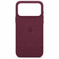 Wine Red TechWoven iPhone 18 Pro Max case back