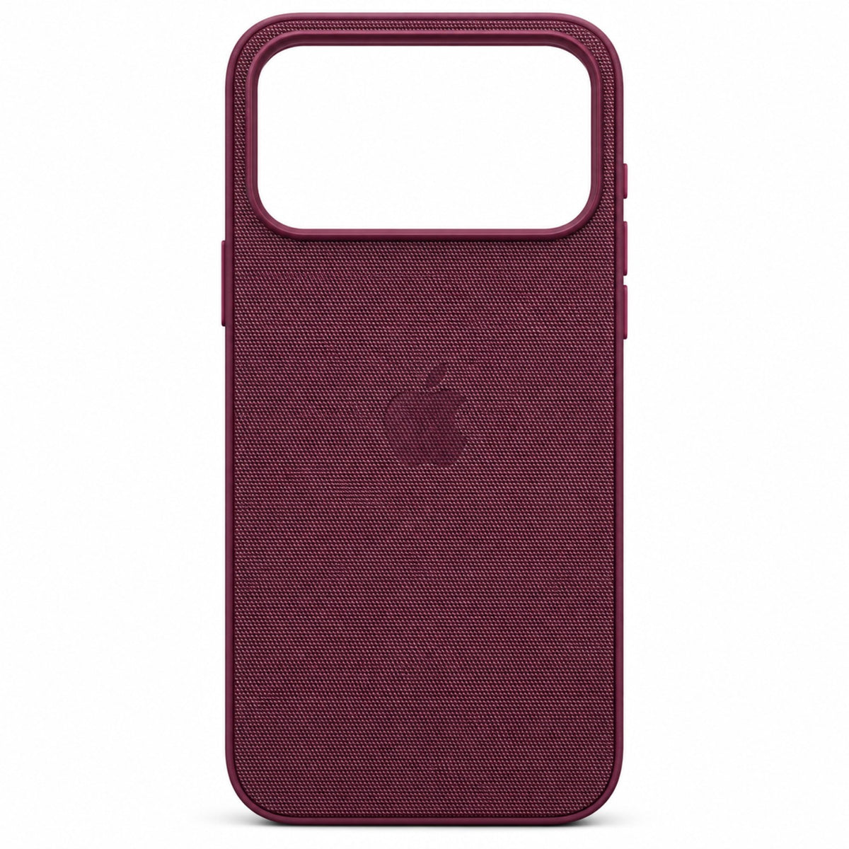 Wine Red TechWoven iPhone 18 Pro Max case back