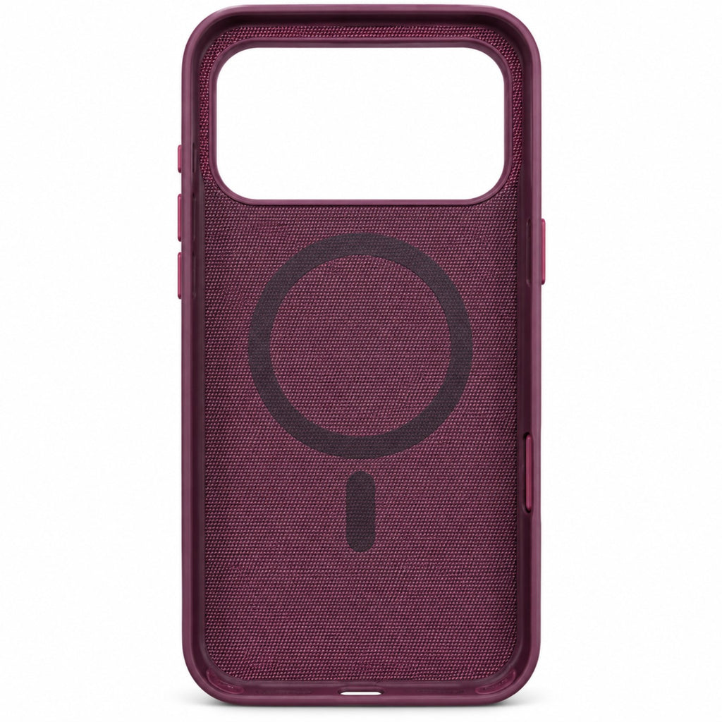 Wine Red TechWoven iPhone 18 Pro Max case front
