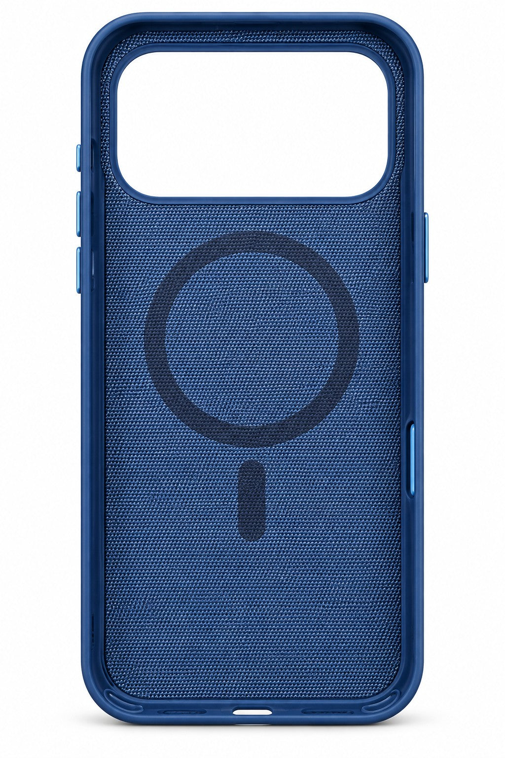 Glacier Blue TechWoven iPhone 18 Pro Max case front