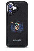Black Santa Barbara Polo & Racquet Club iPhone 17 case front