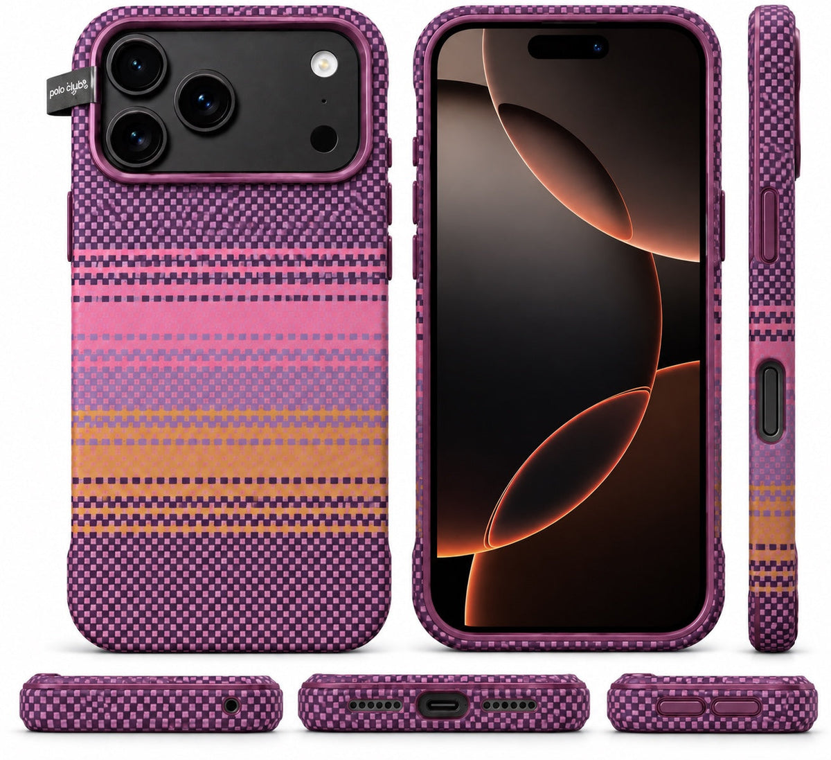 Todamall patterned iPhone case on black iPhone 18 Pro Max