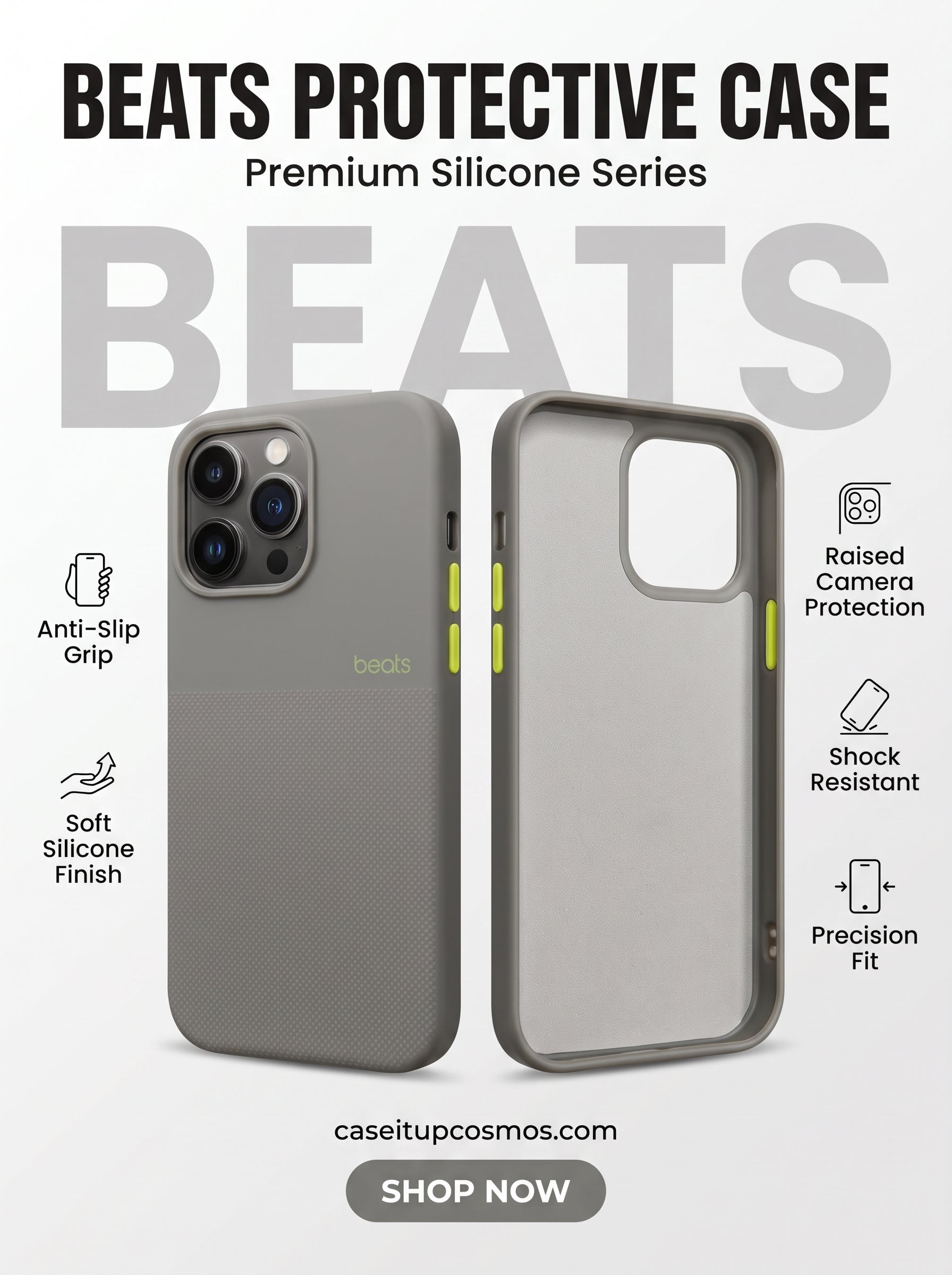Beats Accent Edition Premium Silicone Case for iPhone
