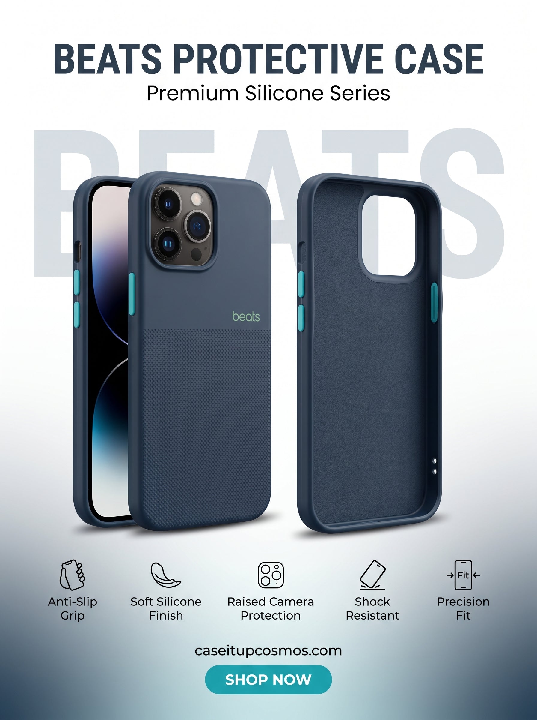 Beats Accent Edition Premium Silicone Case for iPhone