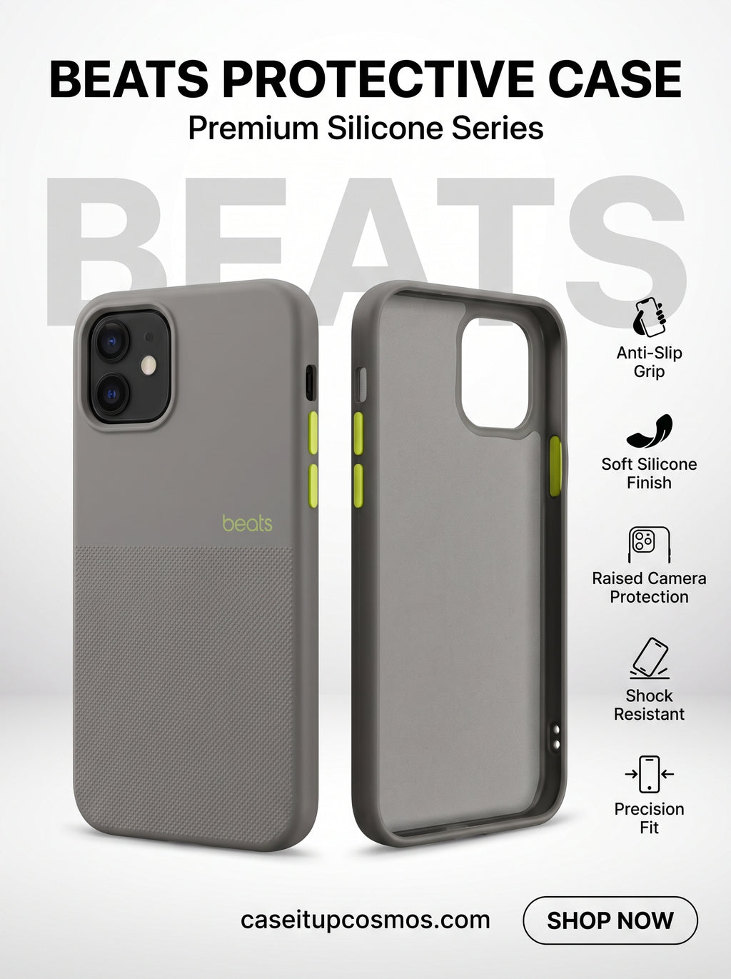 Beats Accent Edition Premium Silicone Case for iPhone