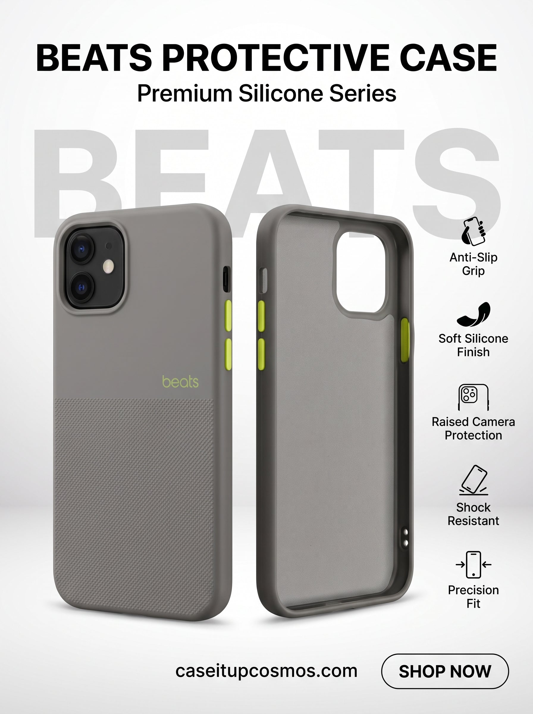 Beats Accent Edition Premium Silicone Case for iPhone