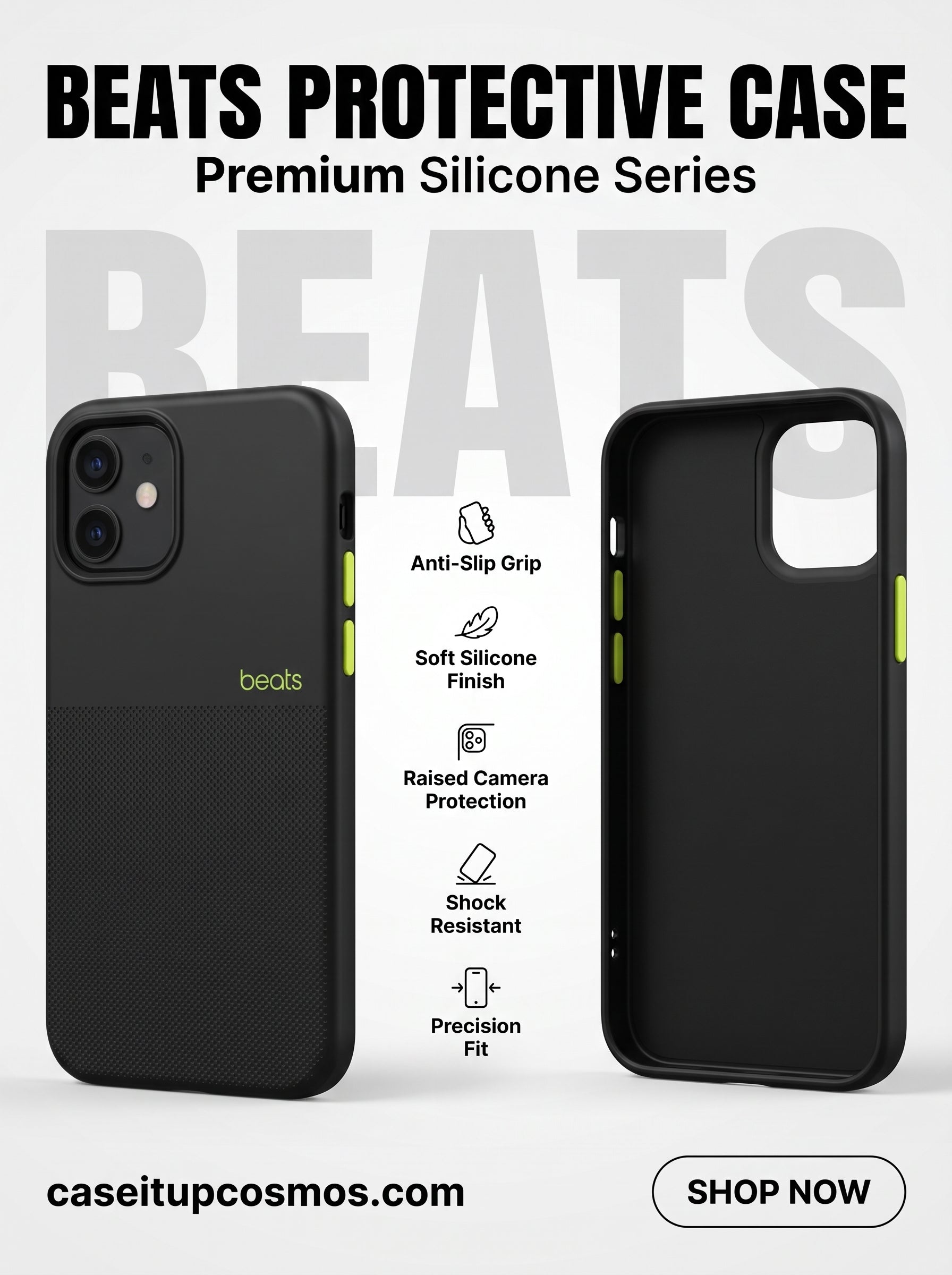 Beats Accent Edition Premium Silicone Case for iPhone