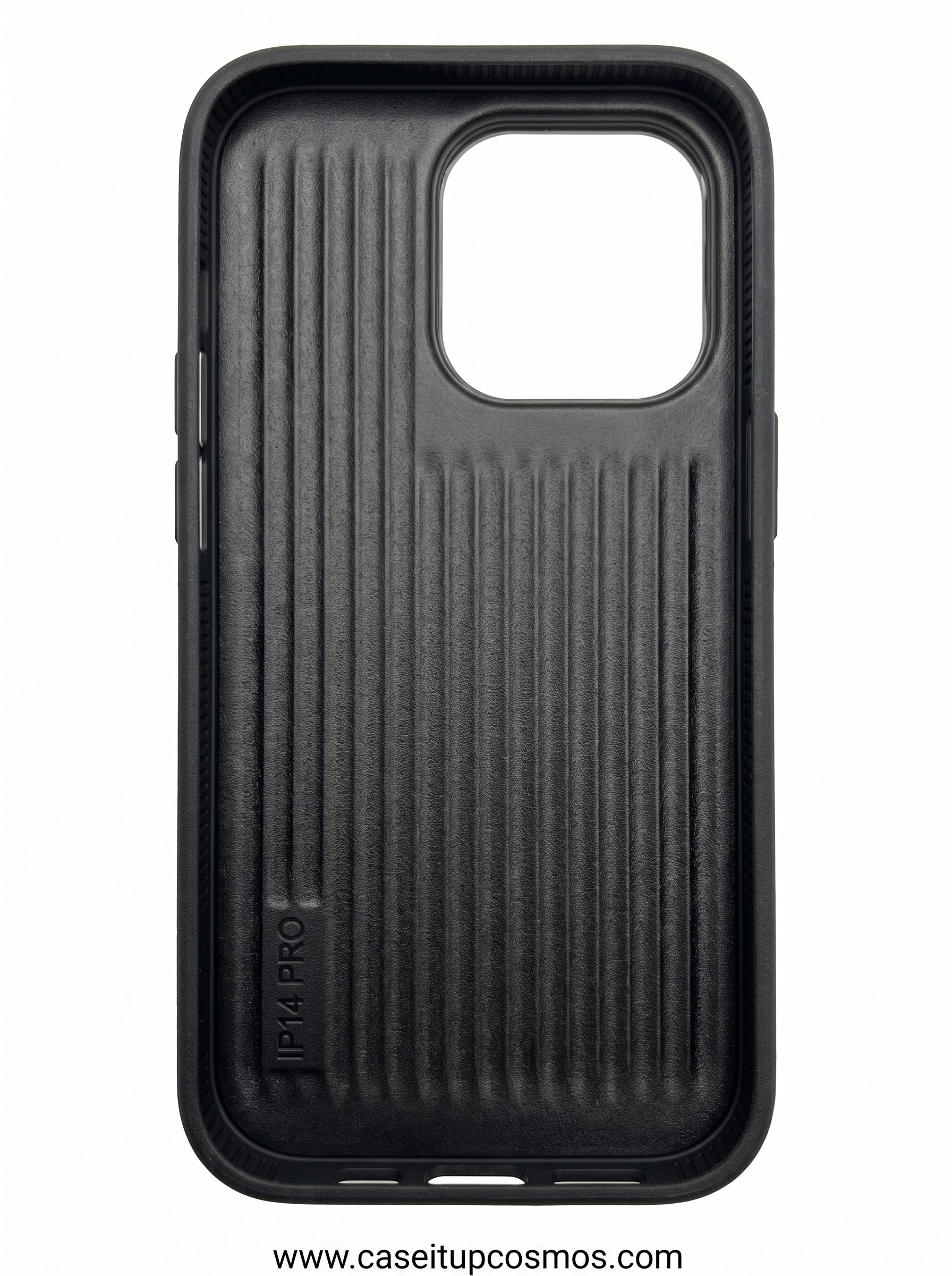 Cosmos™ Tactical Pebbled Leather iPhone Cover | Shockproof Air-Ridge Interior