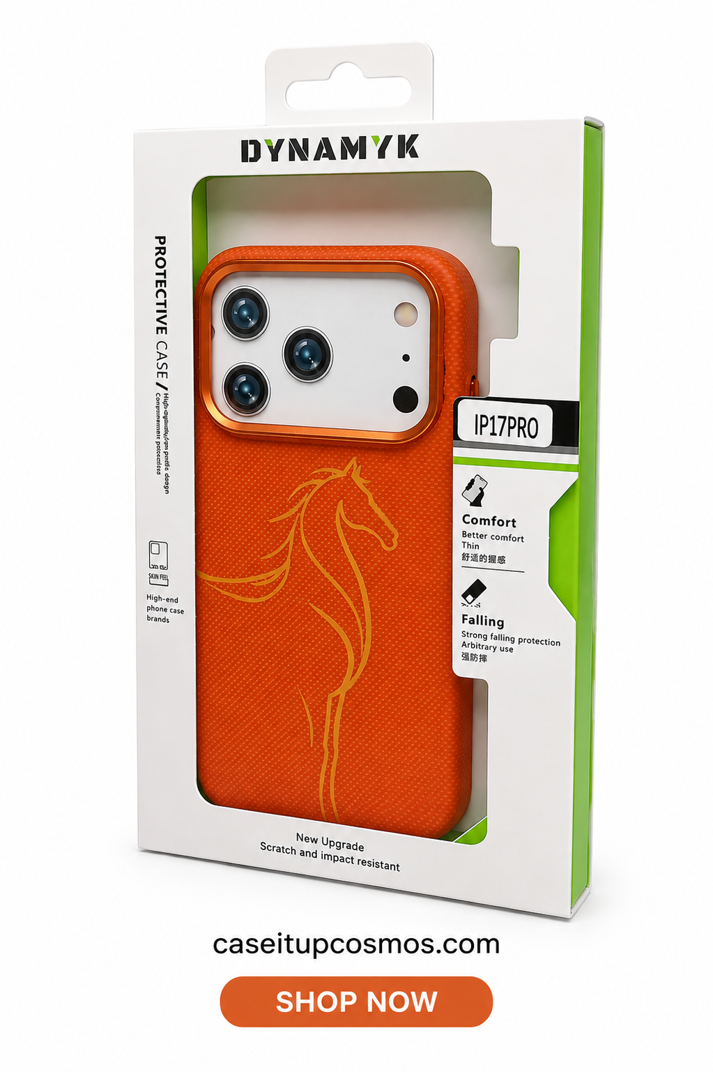 DYNAMYK Woven Stallion Luxury Case – Metallic Camera Shield Series