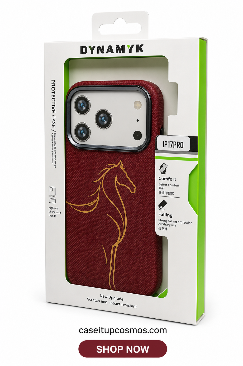 DYNAMYK Woven Stallion Luxury Case – Metallic Camera Shield Series