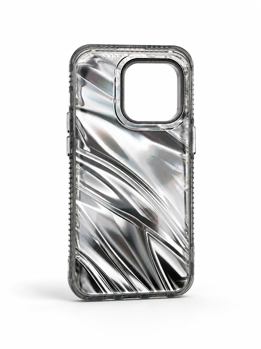 Floral Luxe Crystal Camera Phone Case – Premium Shockproof Transparent Cover