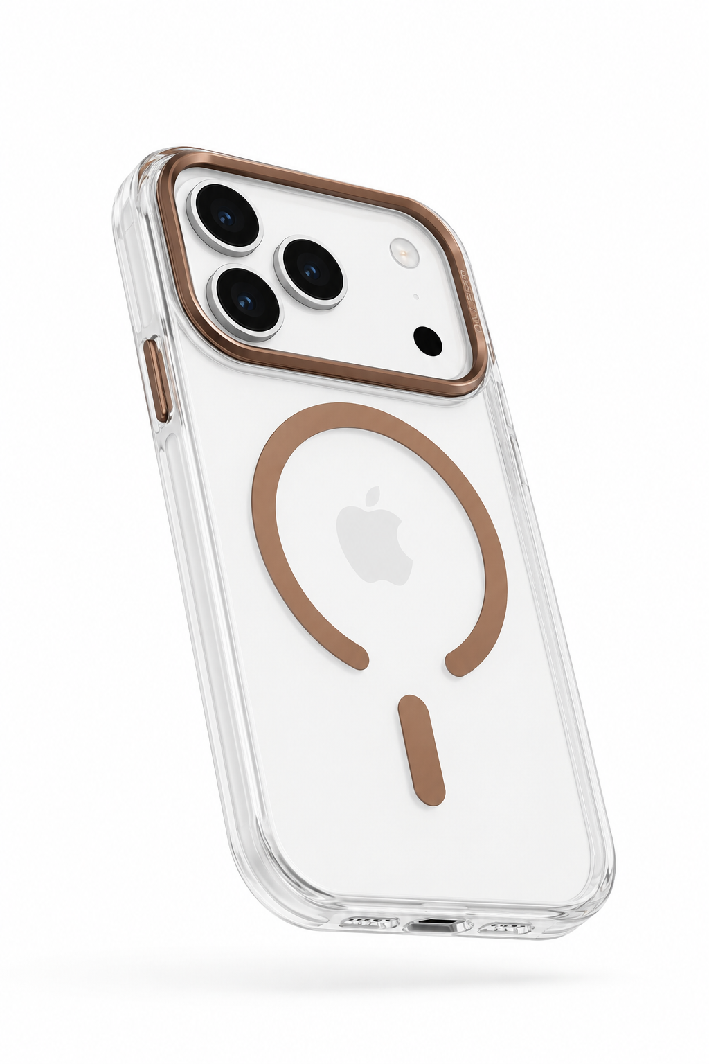 Dulero Luxury MagSafe Clear Case with Metallic Accents