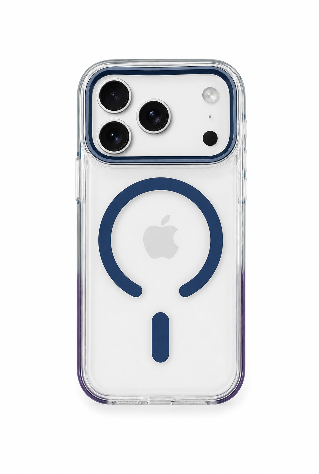 Dulero Luxury MagSafe Clear Case with Metallic Accents