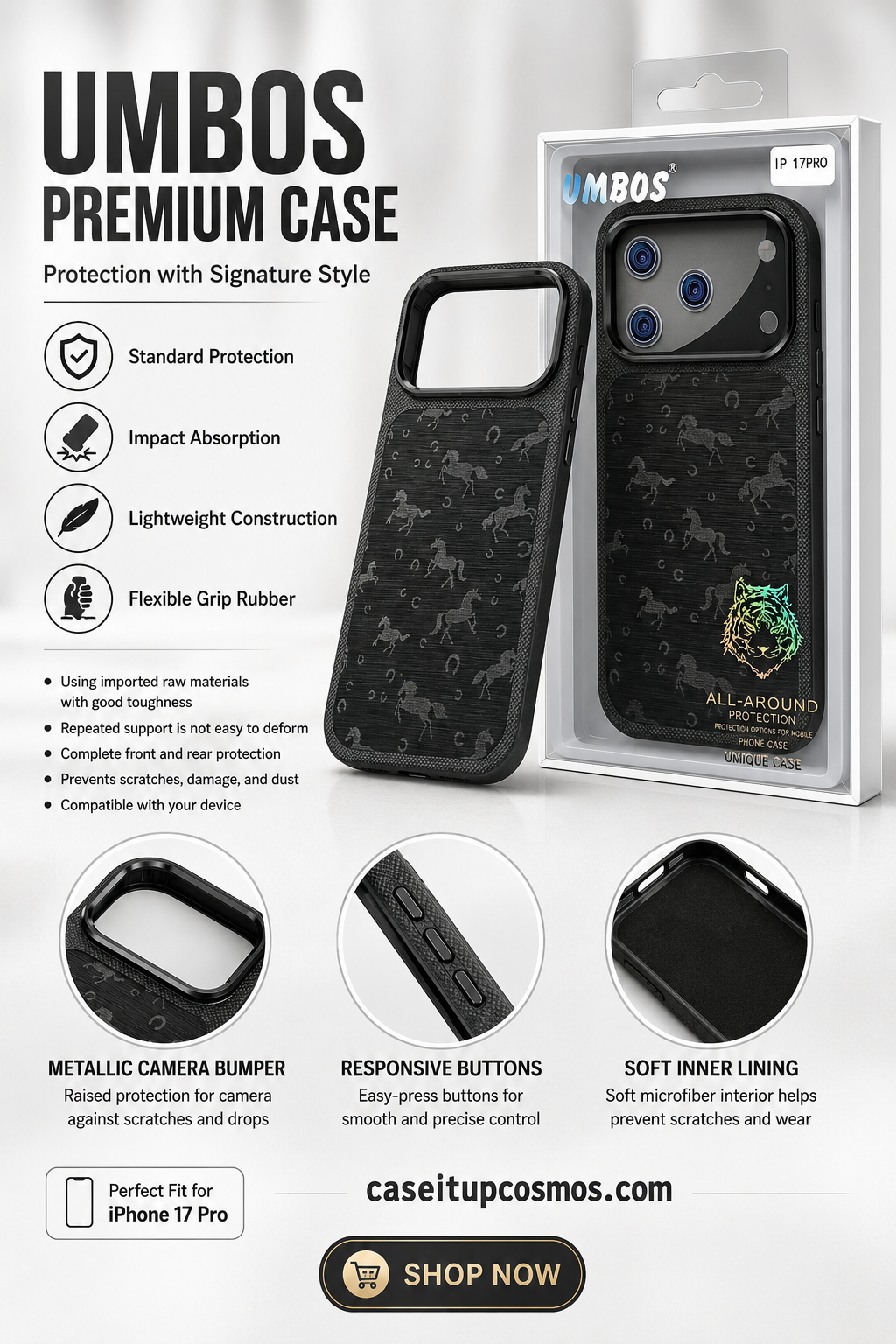 The UMBOS Heritage Edition: Ultimate Luxury meets Heavy-Duty Protection