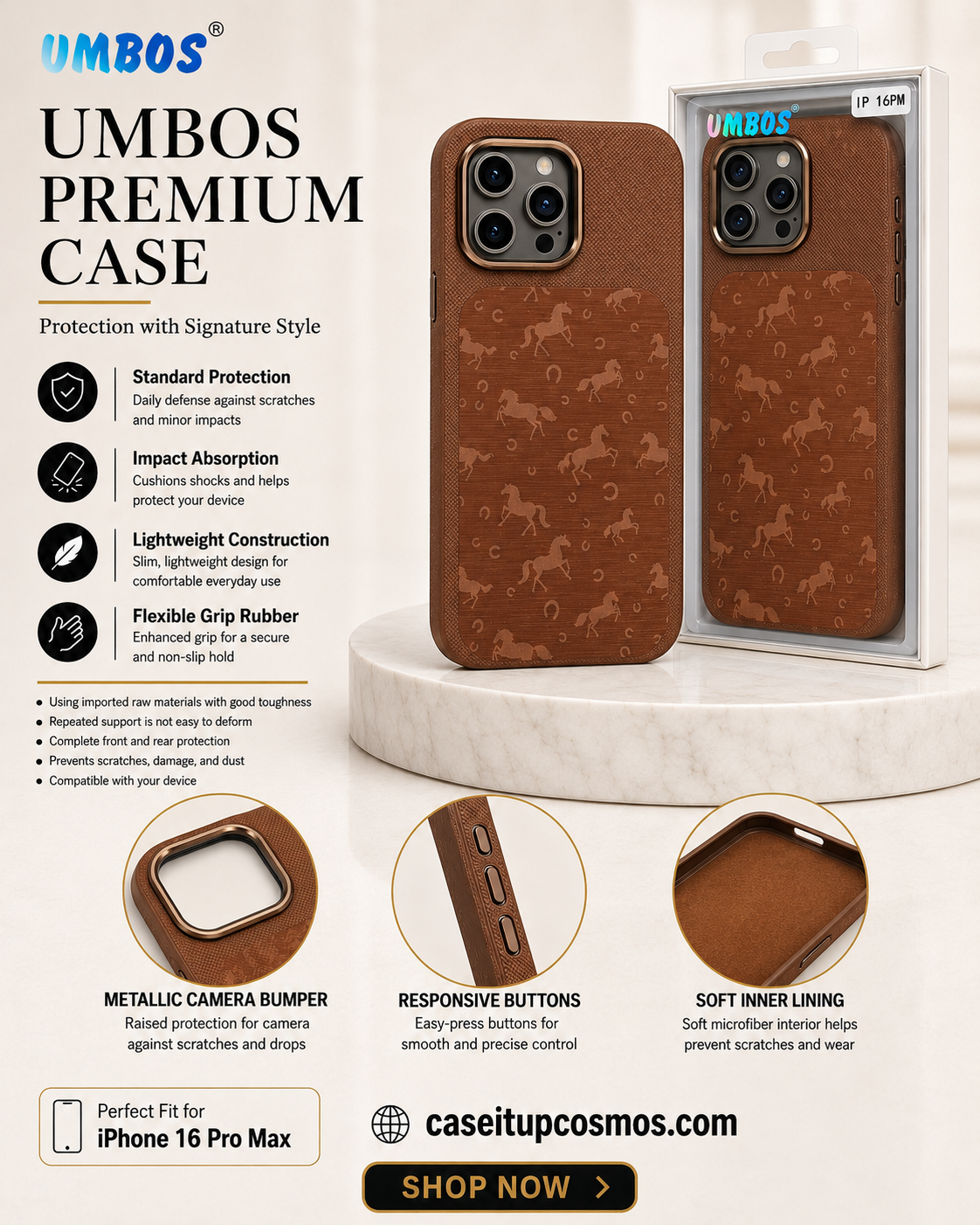 The UMBOS Heritage Edition: Ultimate Luxury meets Heavy-Duty Protection