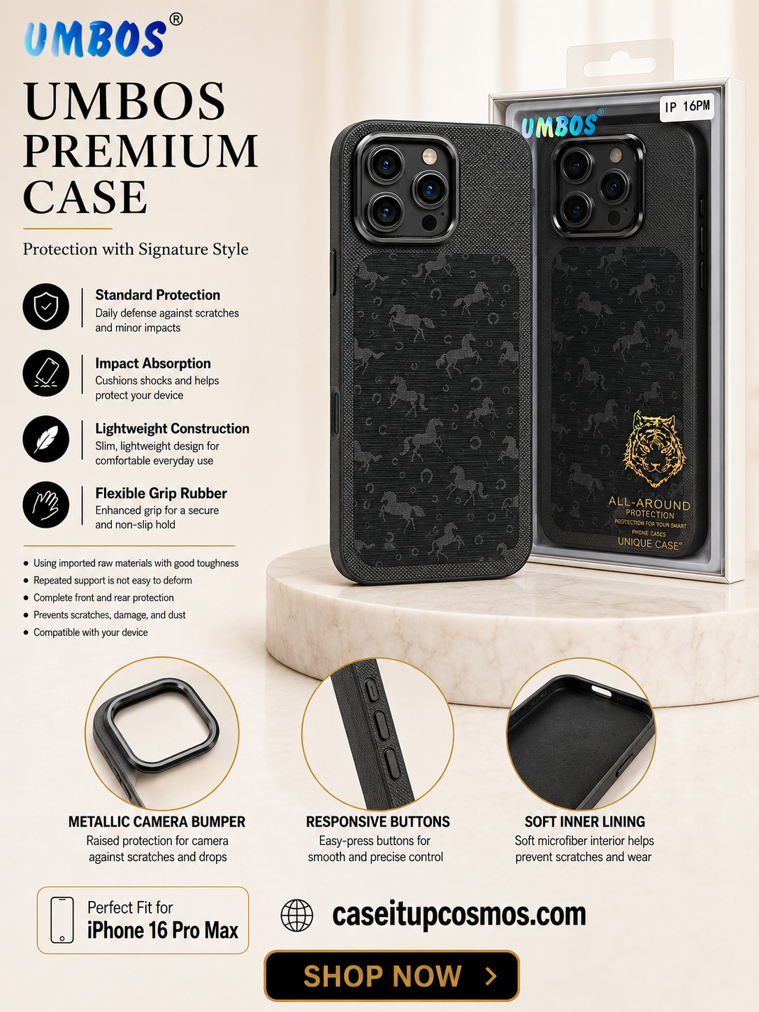 The UMBOS Heritage Edition: Ultimate Luxury meets Heavy-Duty Protection