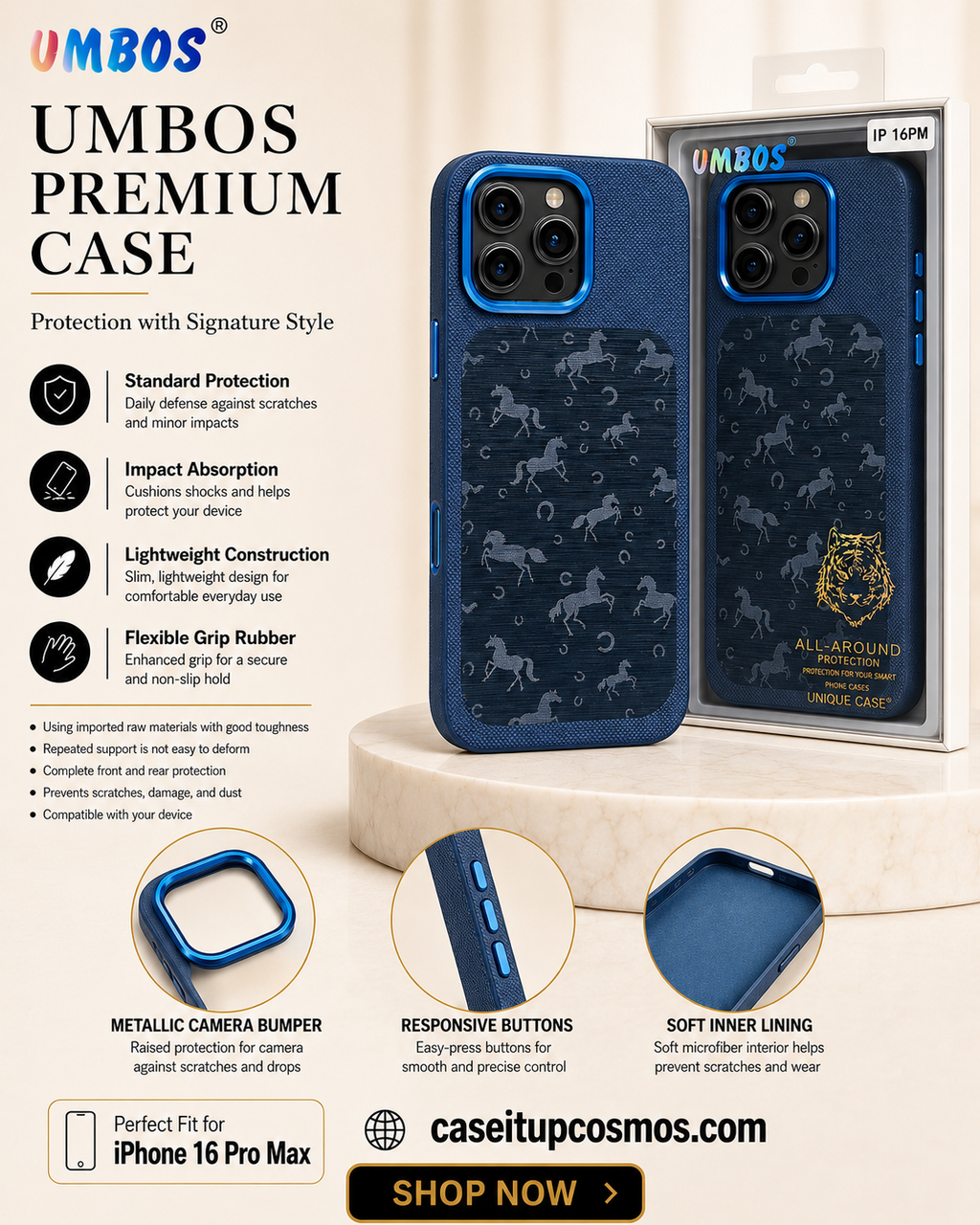The UMBOS Heritage Edition: Ultimate Luxury meets Heavy-Duty Protection