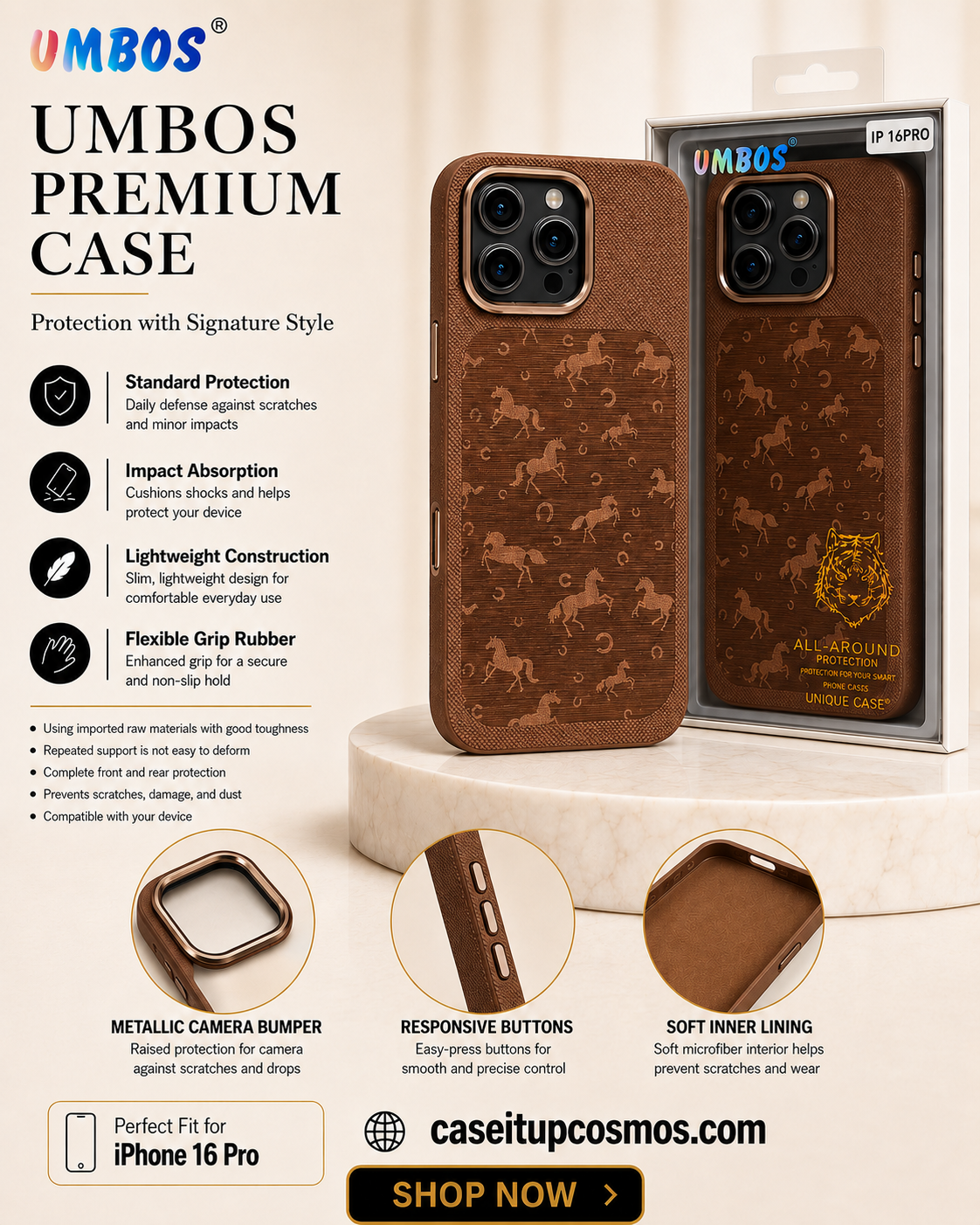 The UMBOS Heritage Edition: Ultimate Luxury meets Heavy-Duty Protection