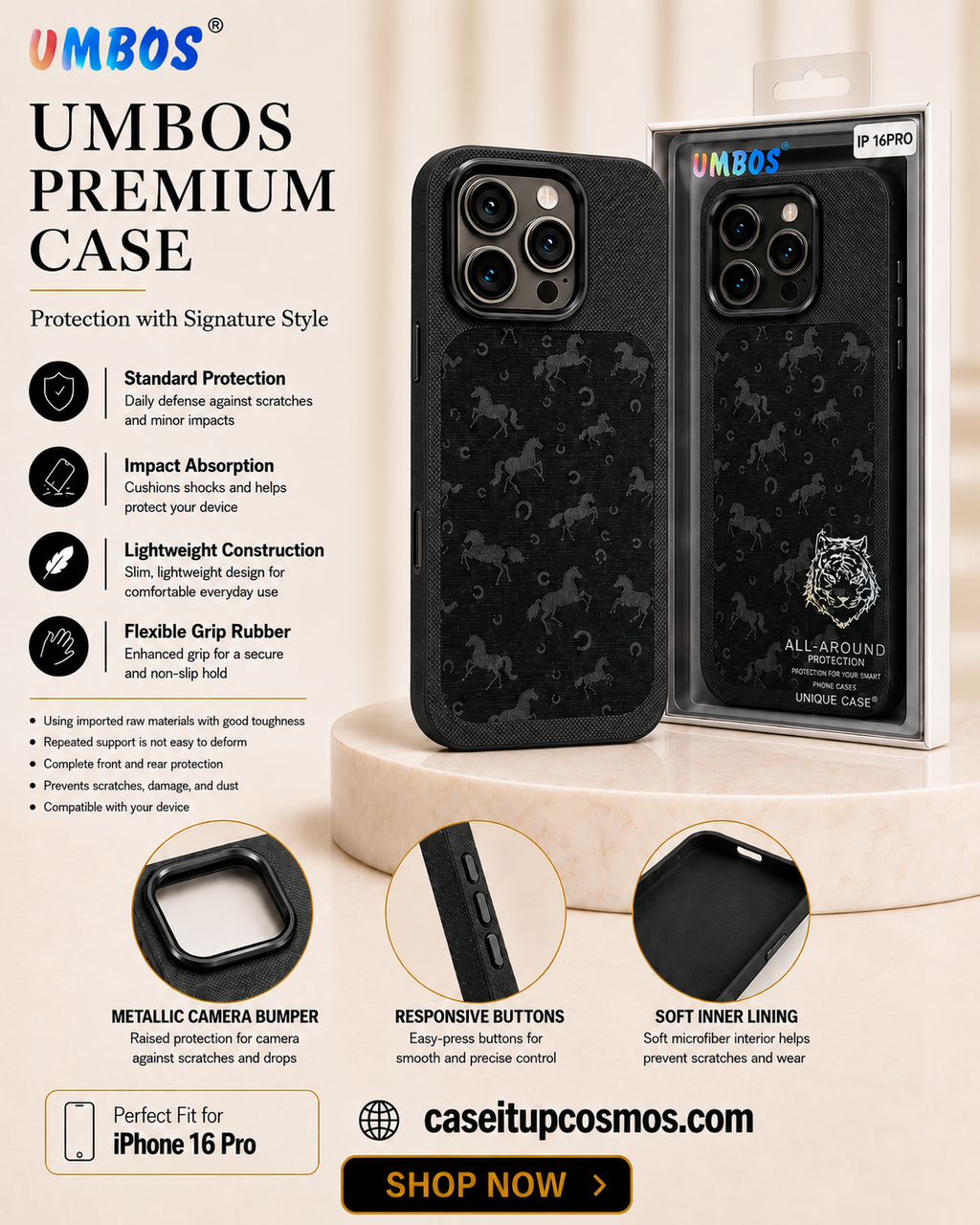The UMBOS Heritage Edition: Ultimate Luxury meets Heavy-Duty Protection