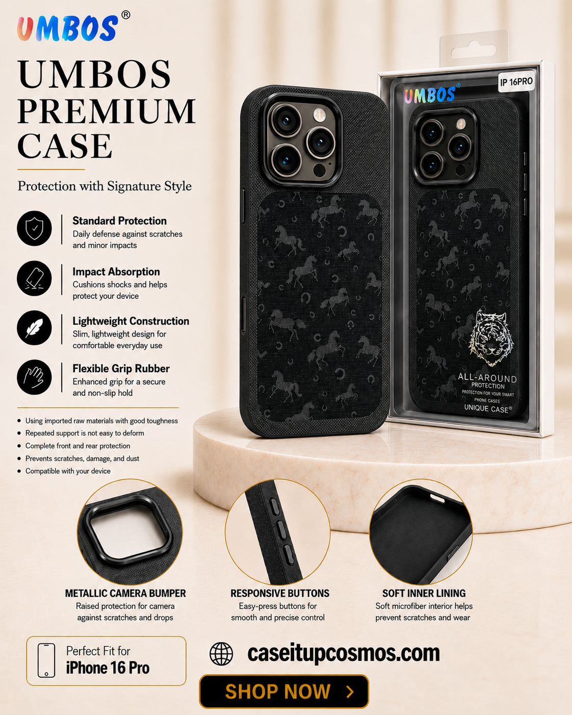 The UMBOS Heritage Edition: Ultimate Luxury meets Heavy-Duty Protection