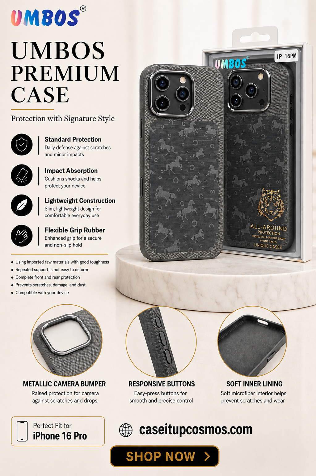 The UMBOS Heritage Edition: Ultimate Luxury meets Heavy-Duty Protection