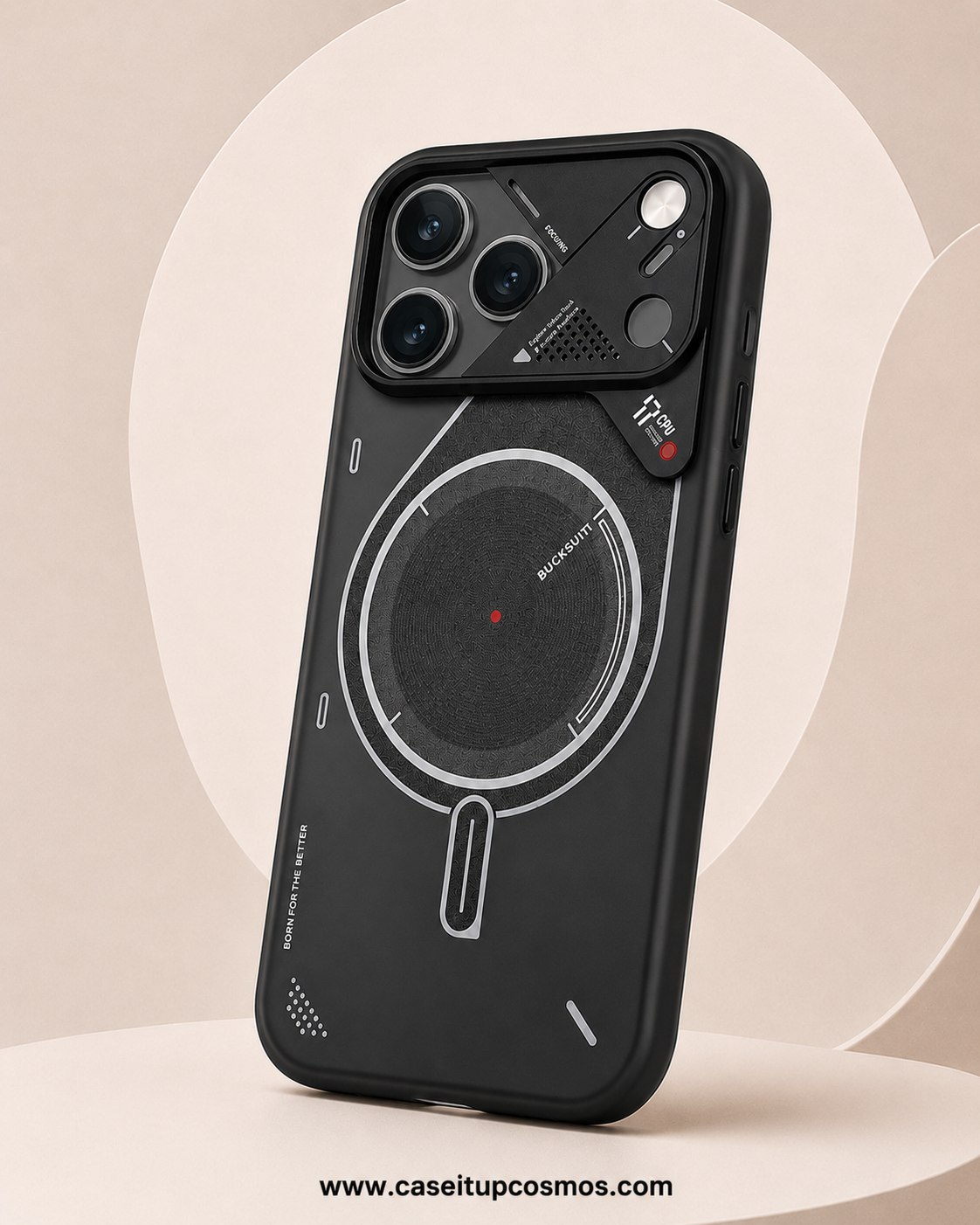 BUCKSUITI Mecha-Shield: Ultimate MagSafe Cooling Case for iPhone (Highly Recommended)