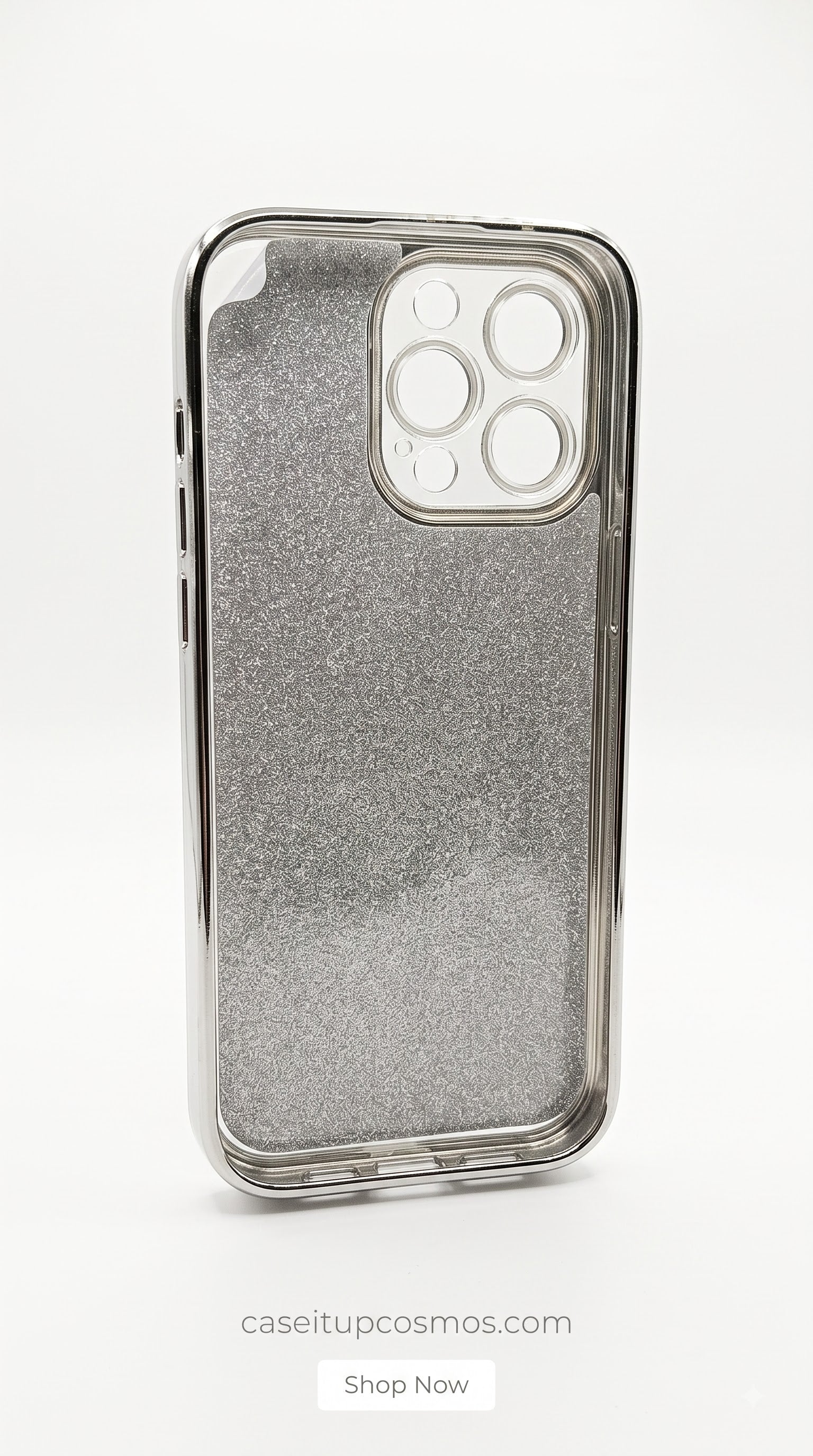 Luxury Pearl Crystal Phone Case – Glitter Shockproof Transparent Cover