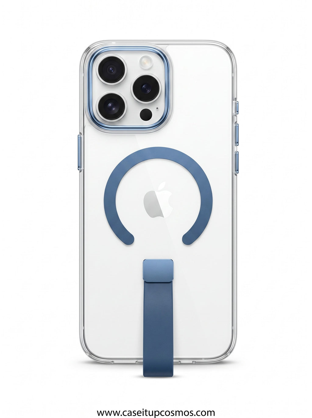 The Studio Edition Clear MagSafe iPhone Case with Ergonomic Finger Loop