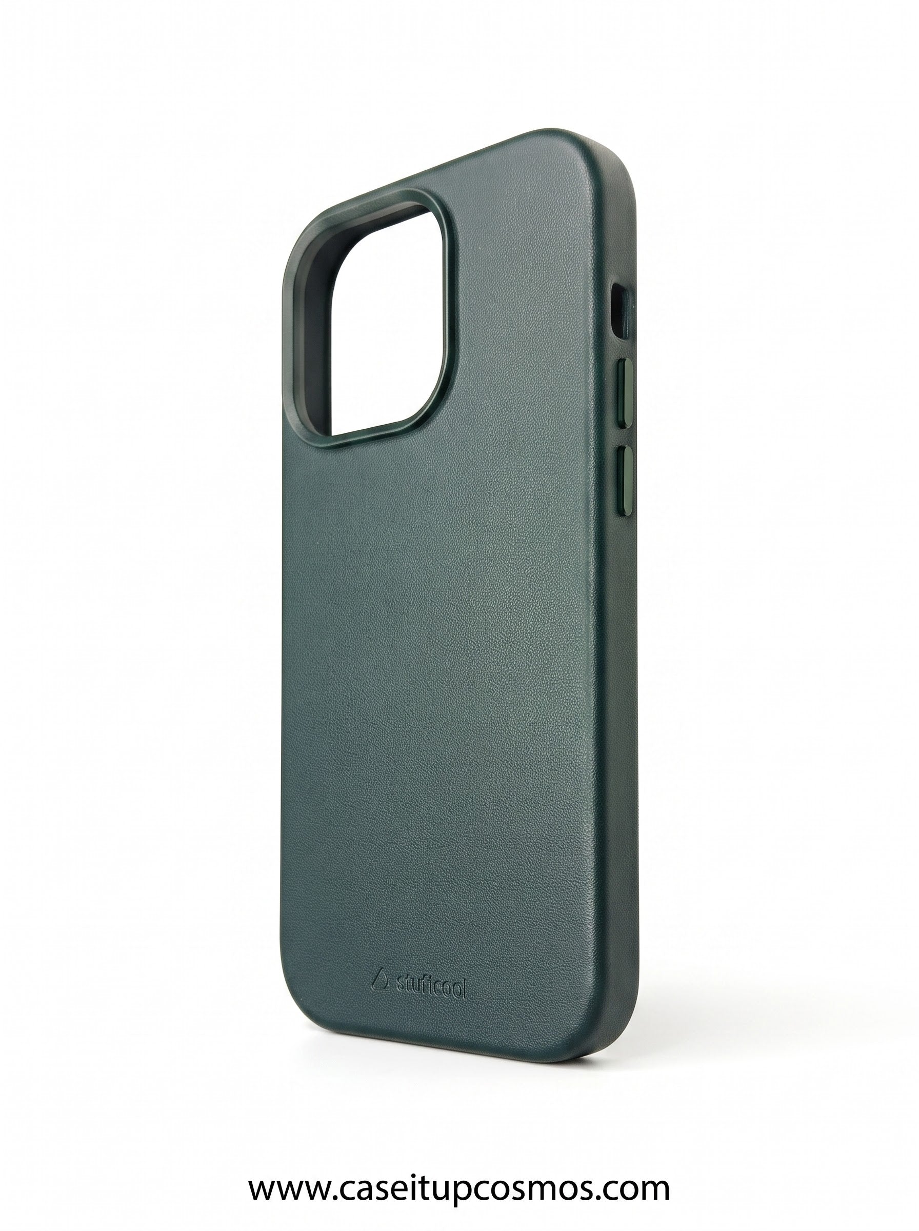Executive Alpine Green Leather Case for iPhone | Soft Microfiber Lining