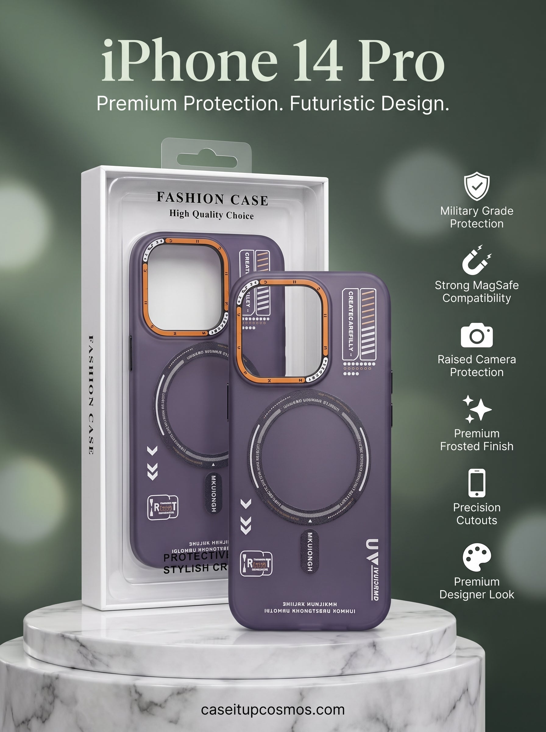CyberMecha Industrial MagSafe Case with Contrast Camera Ring