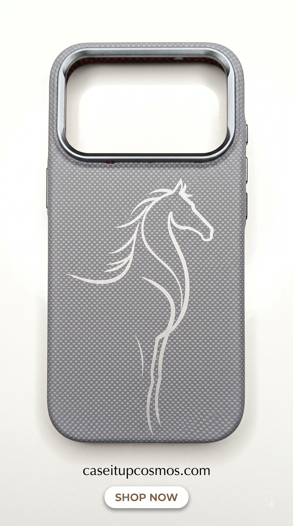 DYNAMYK Woven Stallion Luxury Case – Metallic Camera Shield Series