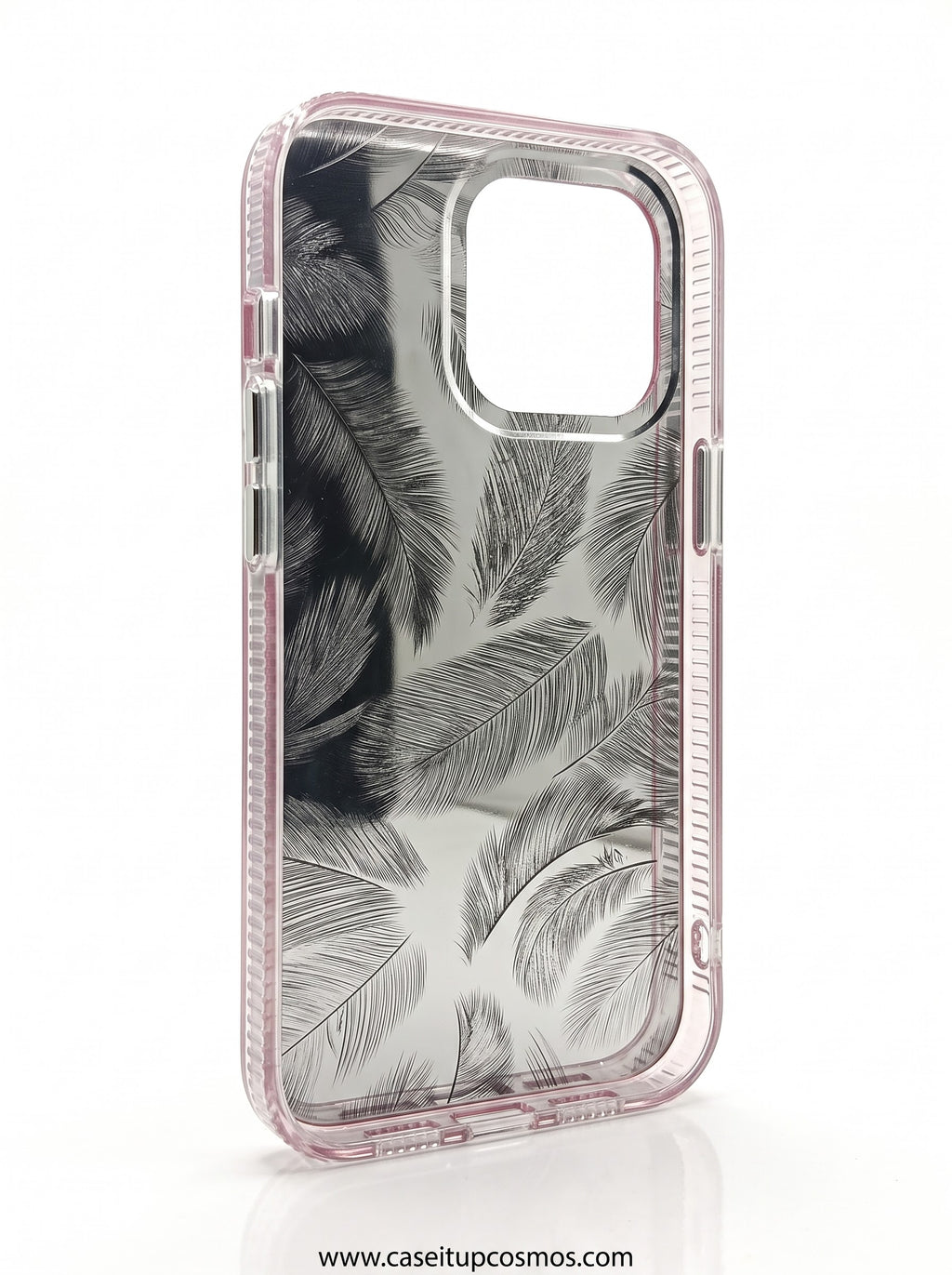 Feather Luxe Transparent Phone Case – Premium Shockproof Designer Cover