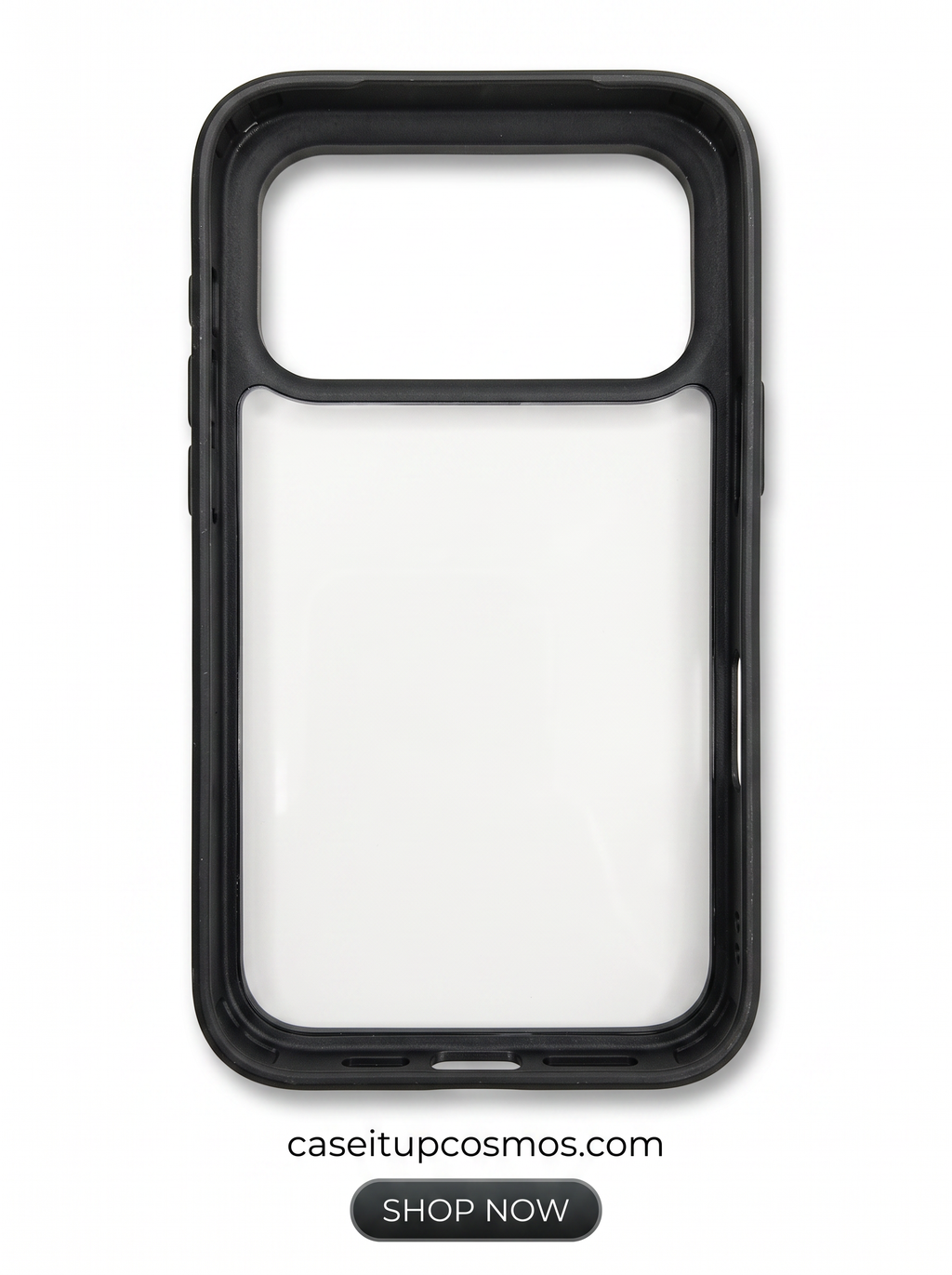 LAZYBOT Smoked Translucent Case – 12FT Drop Shield & Panoramic Visor Guard