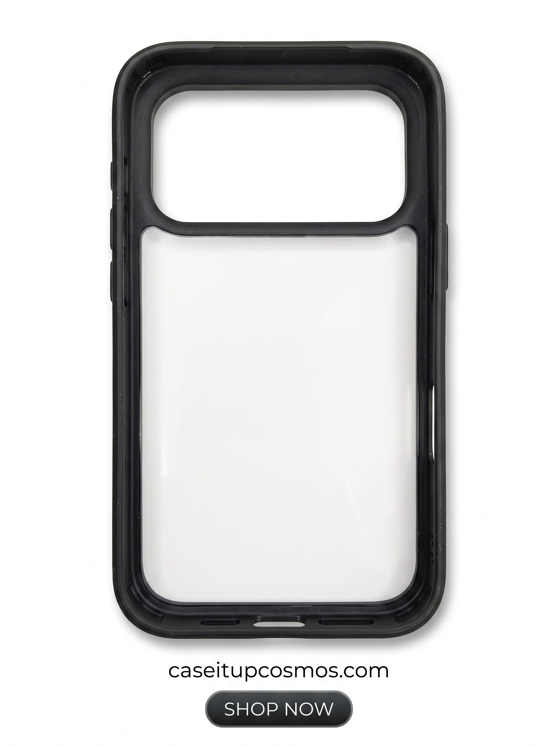 LAZYBOT Smoked Translucent Case – 12FT Drop Shield & Panoramic Visor Guard