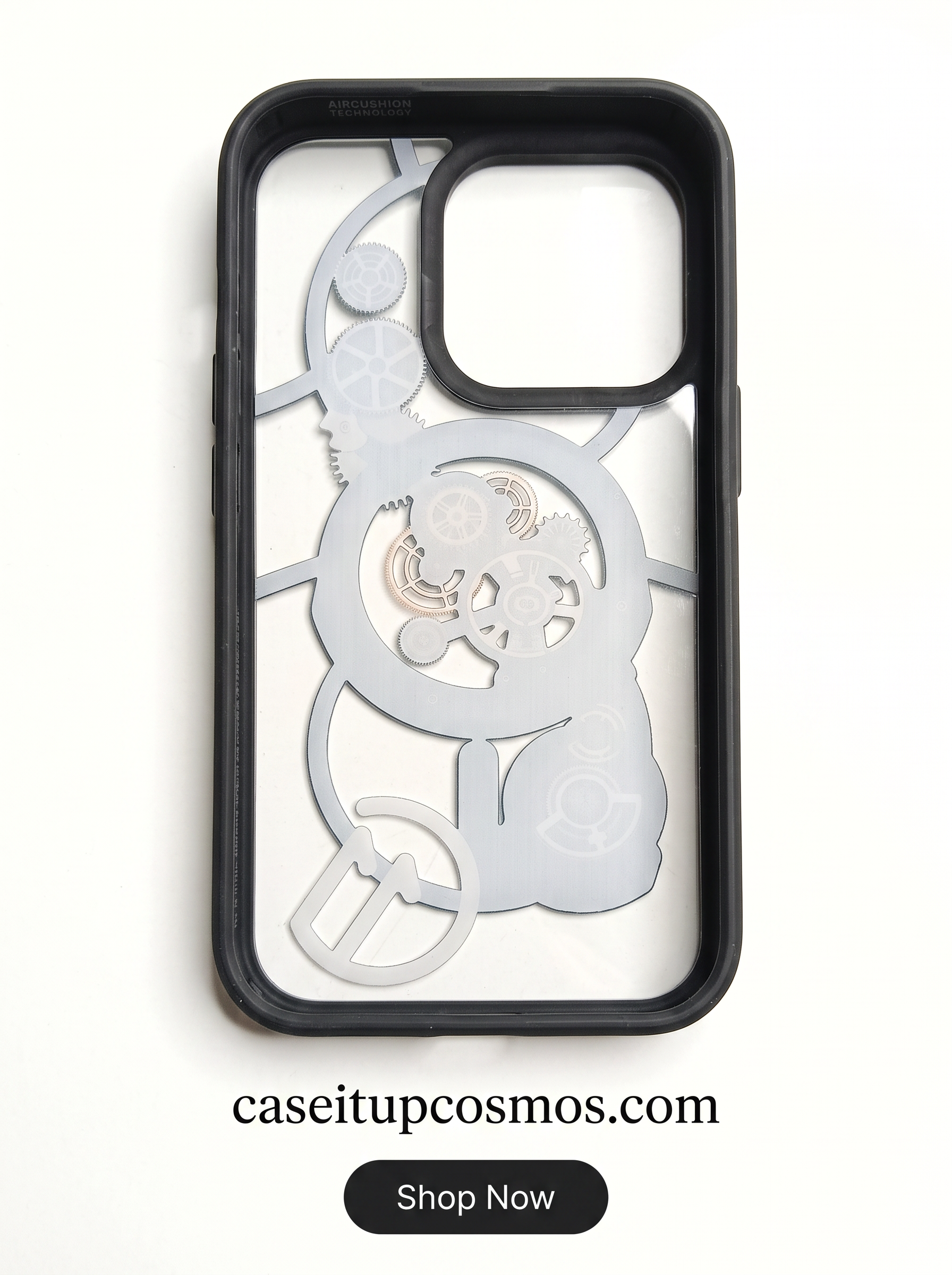 Chronos Skeleton Mechanical Watch Case – Cyber Industrial Edition