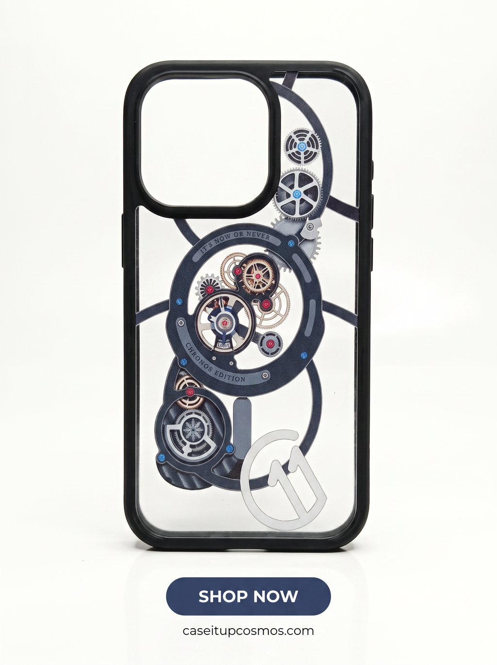 Chronos Skeleton Mechanical Watch Case – Cyber Industrial Edition
