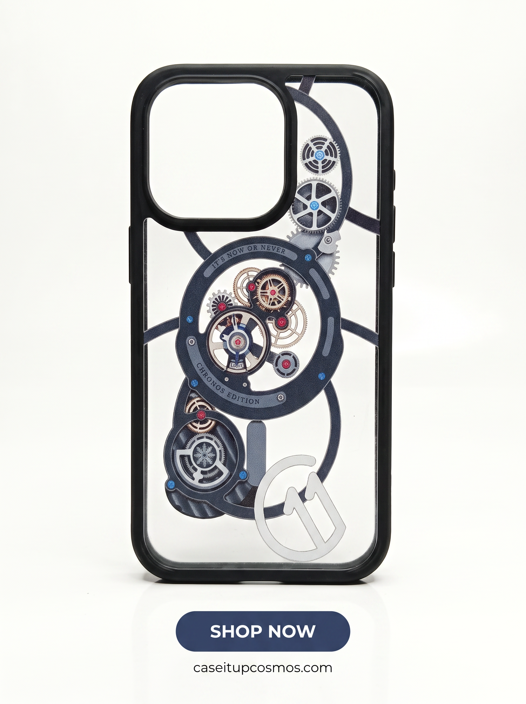 Chronos Skeleton Mechanical Watch Case – Cyber Industrial Edition
