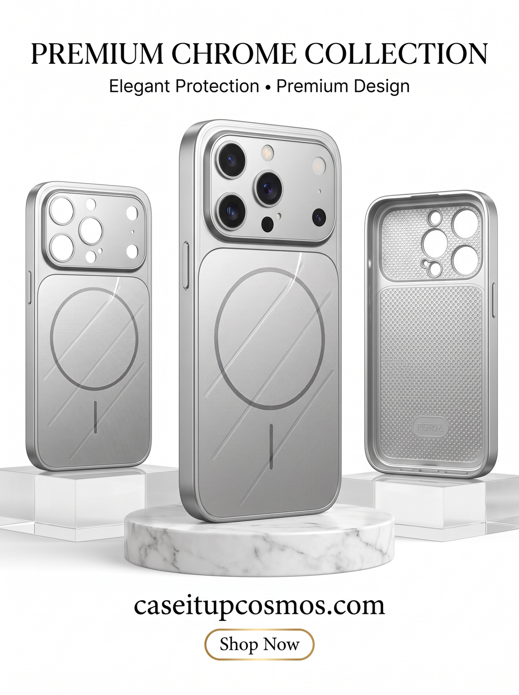 Dual-Finish MagSafe Armor Case with Full Camera Deck Protection
