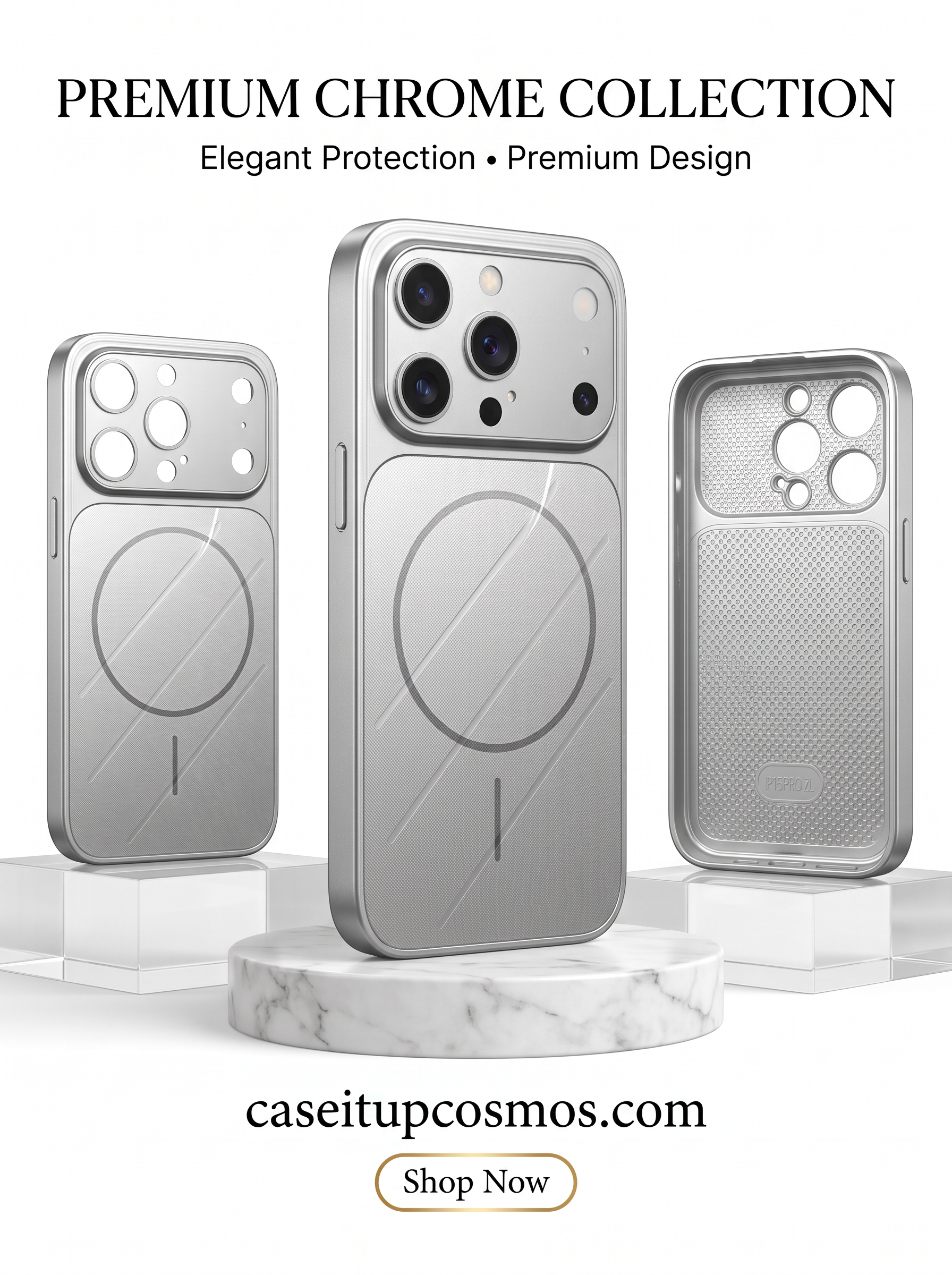Dual-Finish MagSafe Armor Case with Full Camera Deck Protection