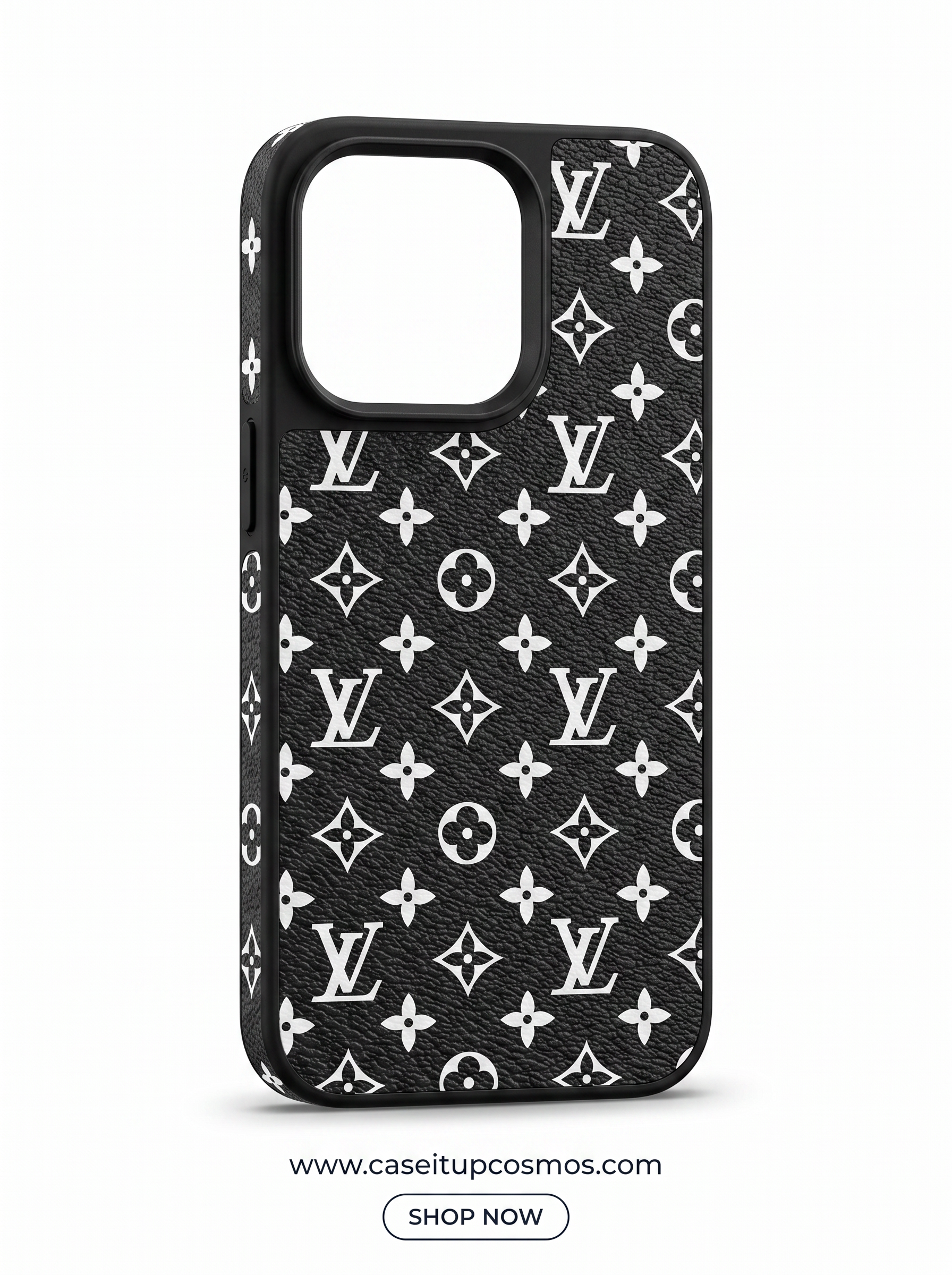 Luxury Woven Jacquard Monogram Case for iPhone | Raised Lens Guard
