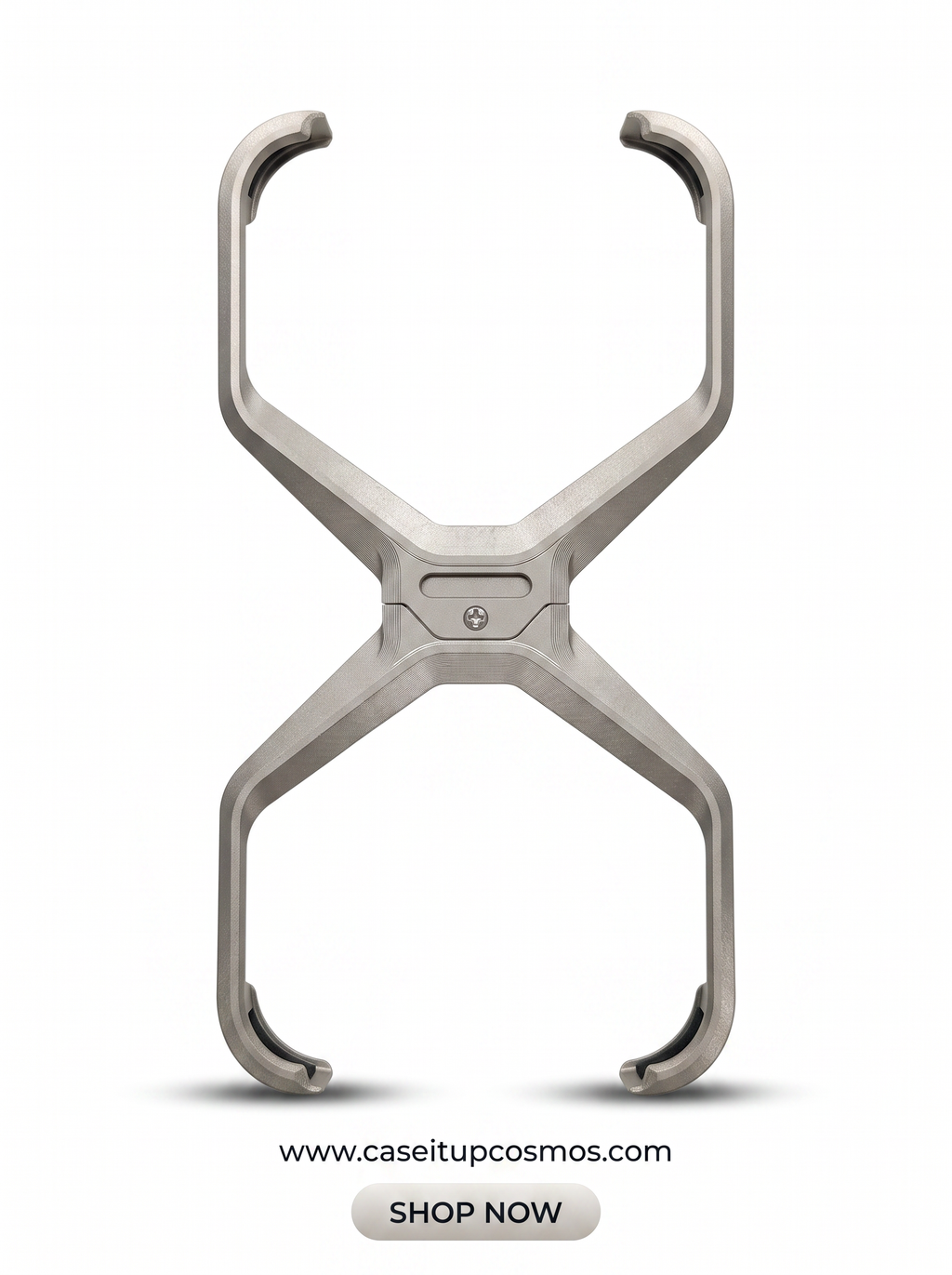 Ultra-Minimalist Mechanical X-Armor Metal Case for iPhone | Heat Dissipating