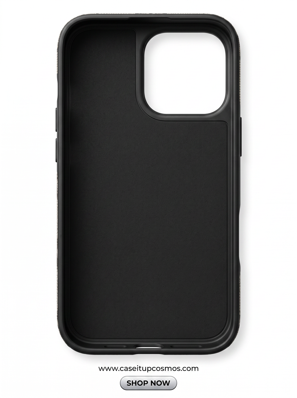 Luxury Woven Jacquard Monogram Case for iPhone | Raised Lens Guard