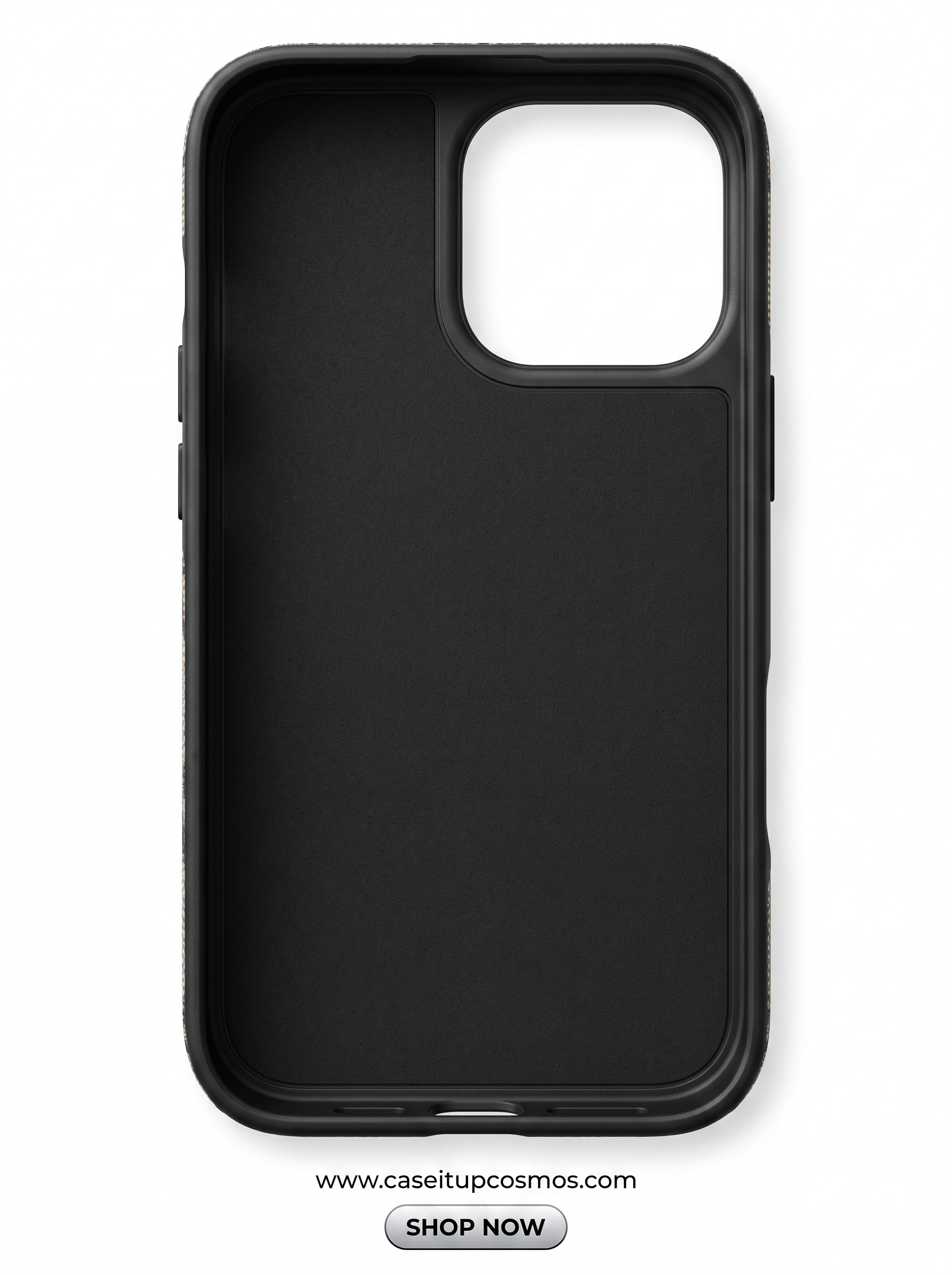 Luxury Woven Jacquard Monogram Case for iPhone | Raised Lens Guard