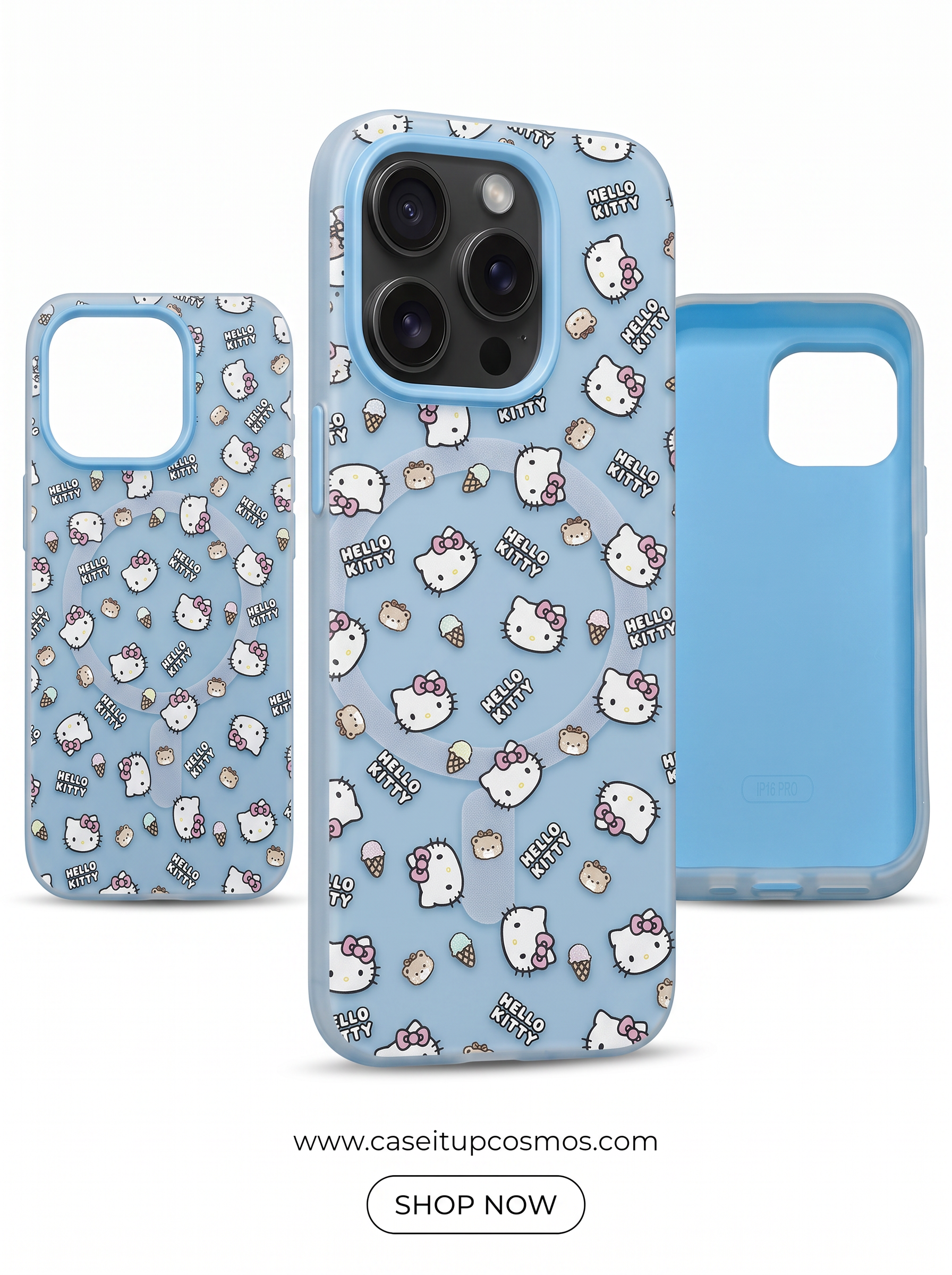 Cosmos™ MagSafe Cute Print Case for iPhone | Hello Kitty & Coffee Editions