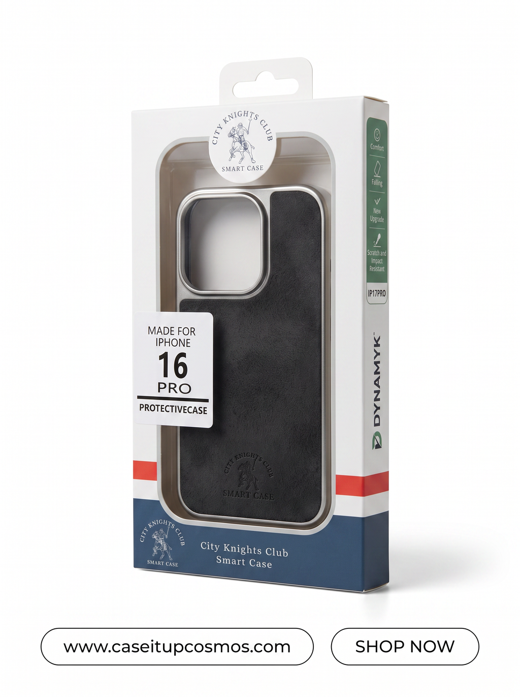 Cosmos™ Santa Barbara Polo Leather iPhone Case | Carbon Fiber Interior