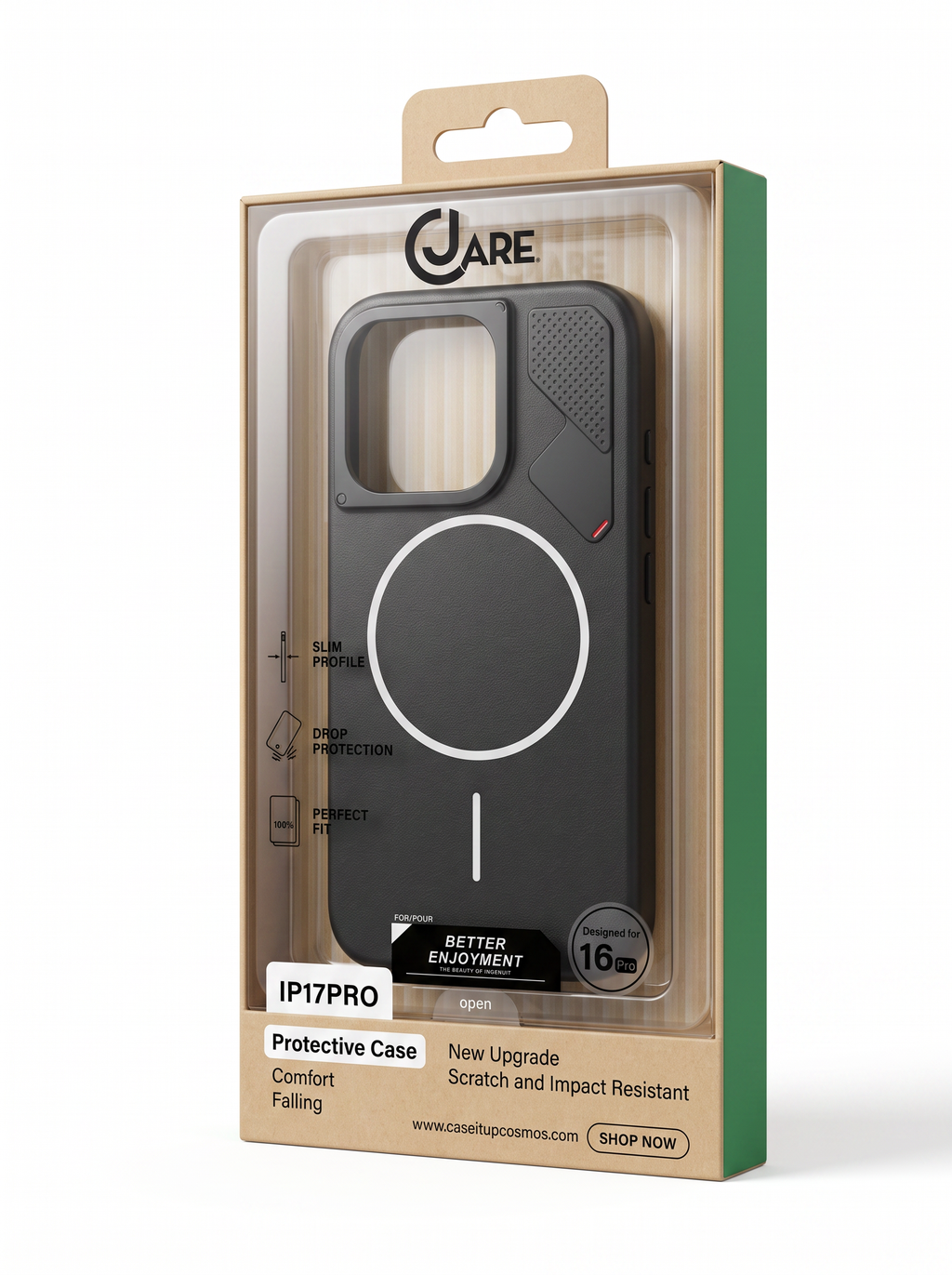 Futuristic Alloy Camera Armor MagSafe Case for iPhone | Microfiber Interior