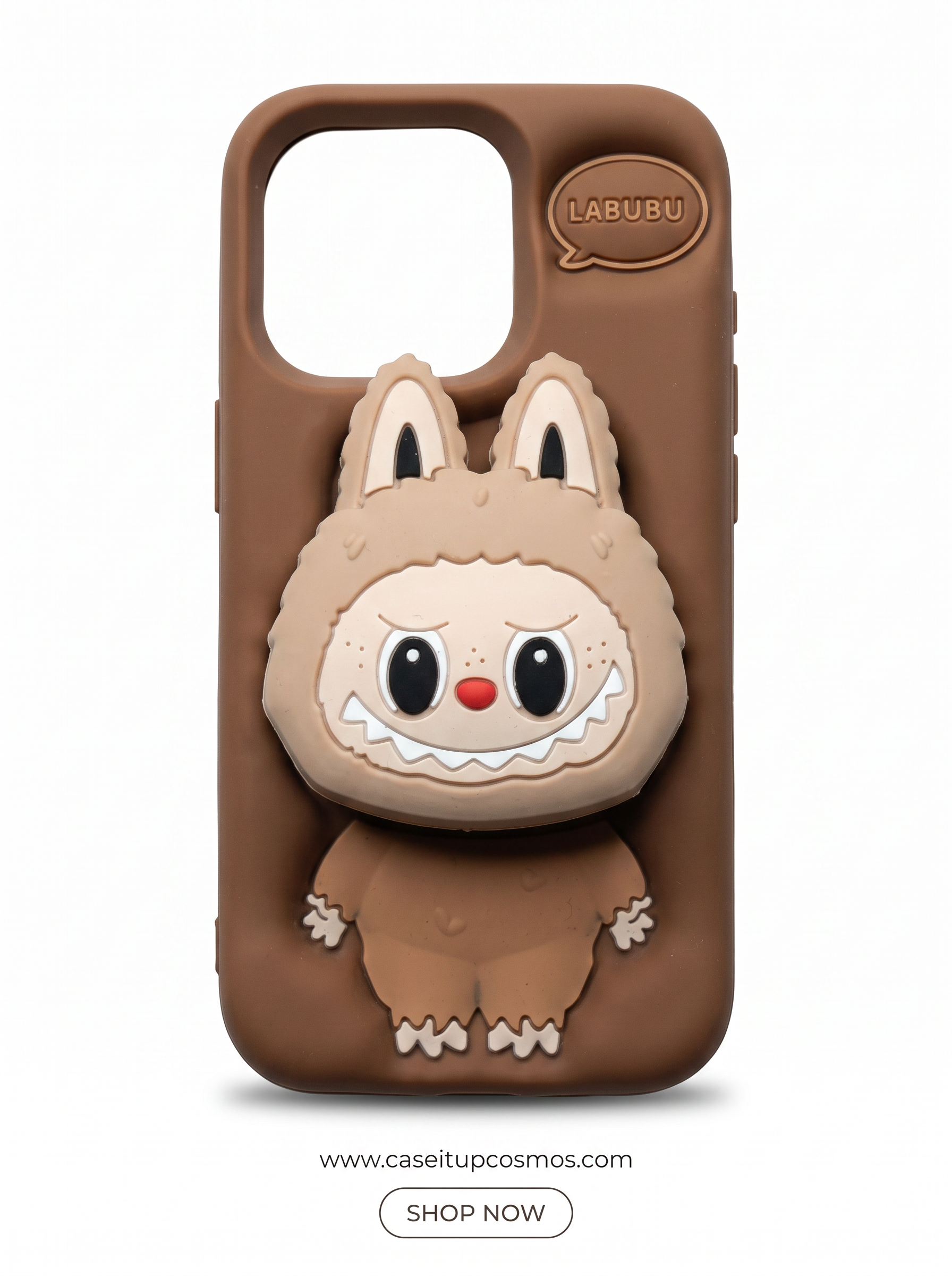 Cosmos™ 3D Labubu Pop-Art Silicone iPhone Case | Viral Character Cover