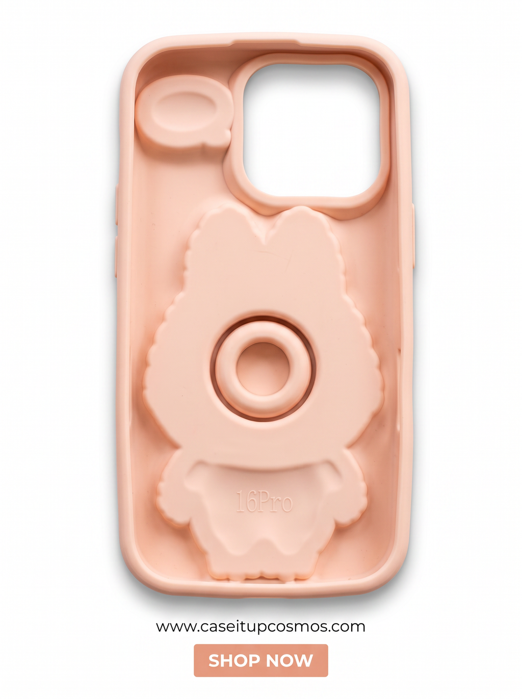 Cosmos™ 3D Labubu Pop-Art Silicone iPhone Case | Viral Character Cover